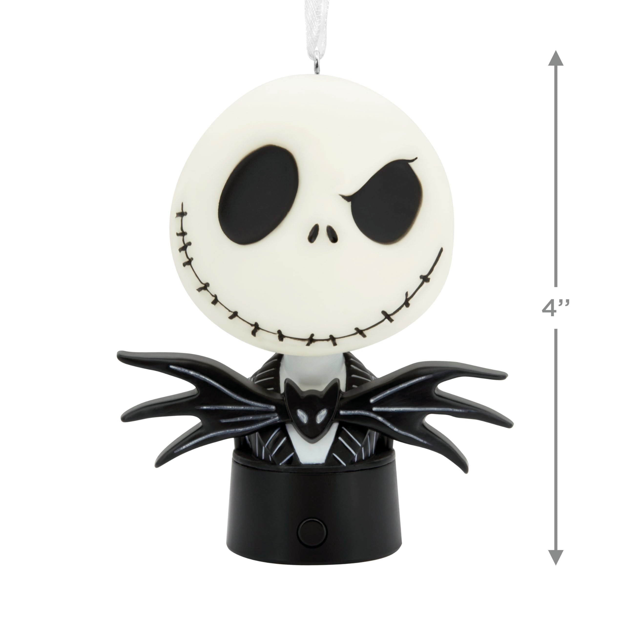 Hallmark Disney Tim Burton s The Nightmare Before Christmas Jack and Sally Christmas Ornament with Light