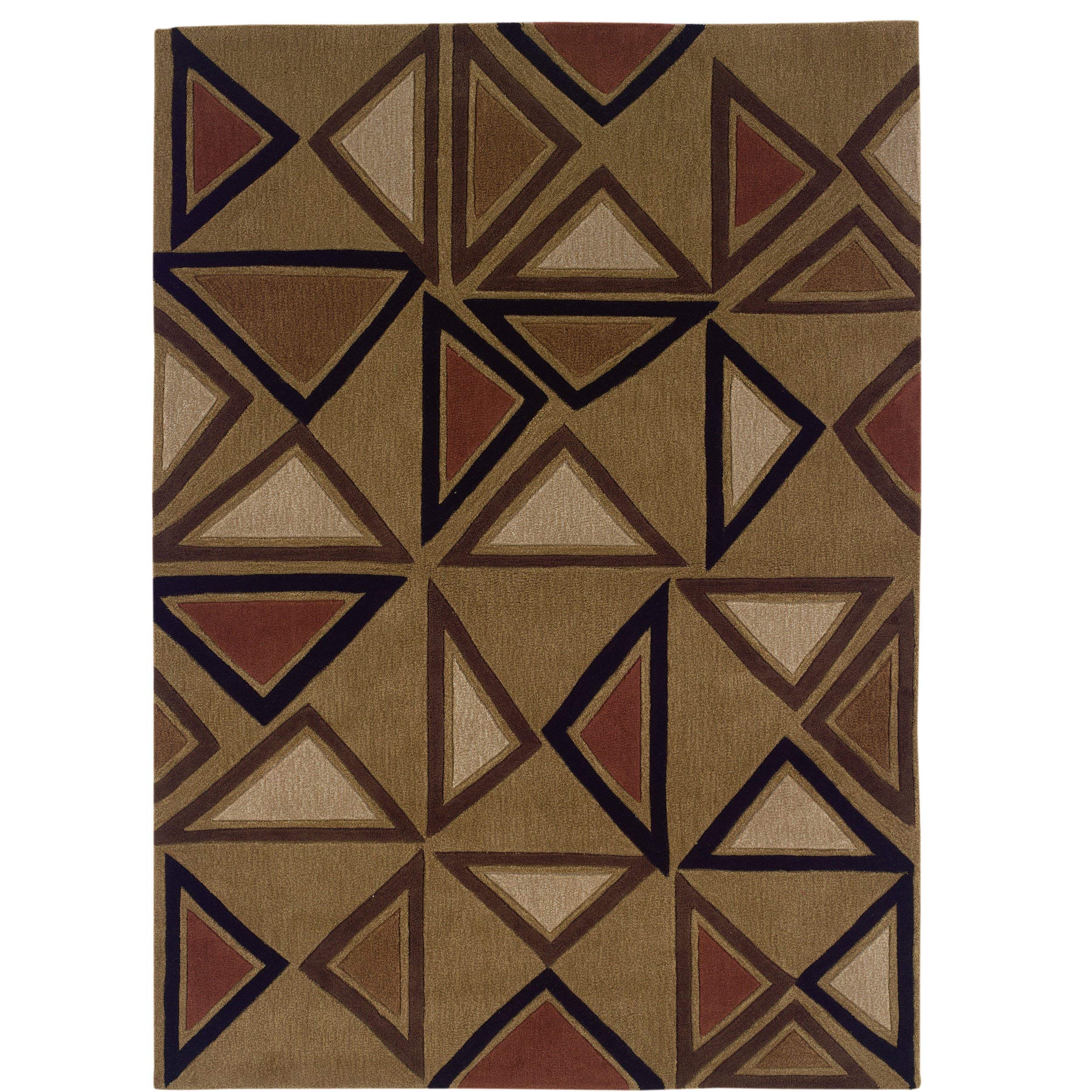 Trio Garlin Camel & Brick 8x10, Rug