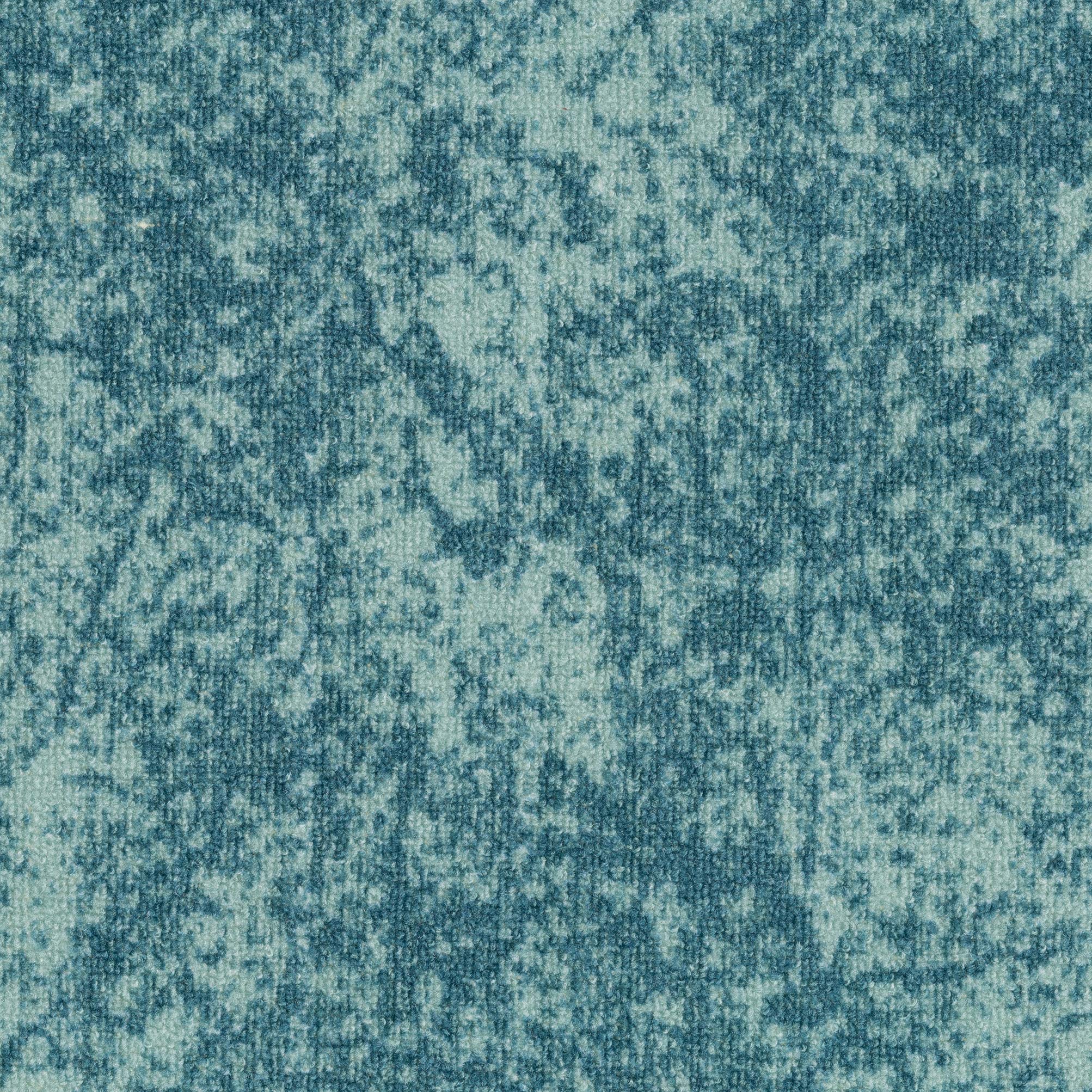 Antep Rugs Alfombras Modern Bordered 3x5 Non-Skid (Non-Slip) Low Profile Pile Rubber Backing Indoor Area Rugs (Blue, 3 x 5)