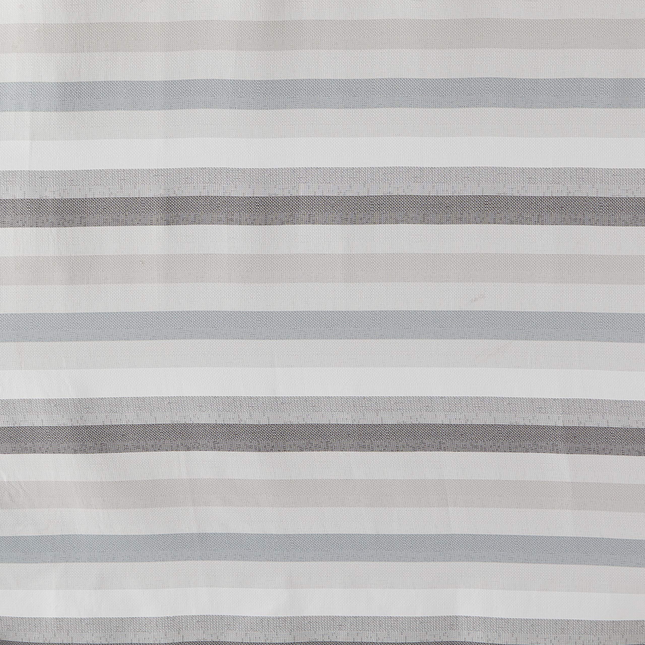 Skl Home By Saturday Knight Ltd. Westwick Stripe Fabric Shower Curtain, Grey/Multi