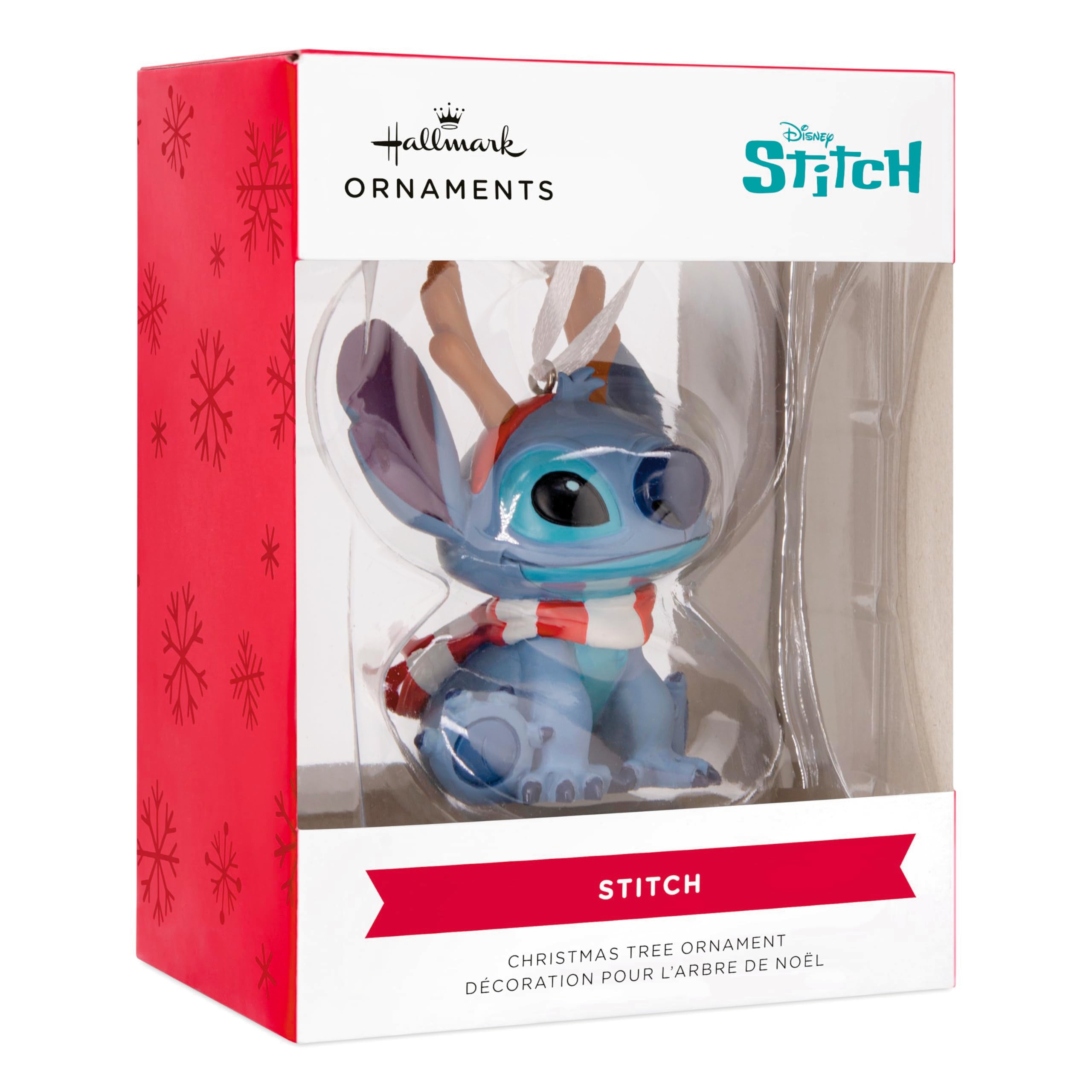 Hallmark Disney Lilo & Stitch Ornament - Reindeer Stitch - Resin - 2024 Variant - Model 3HCM3412