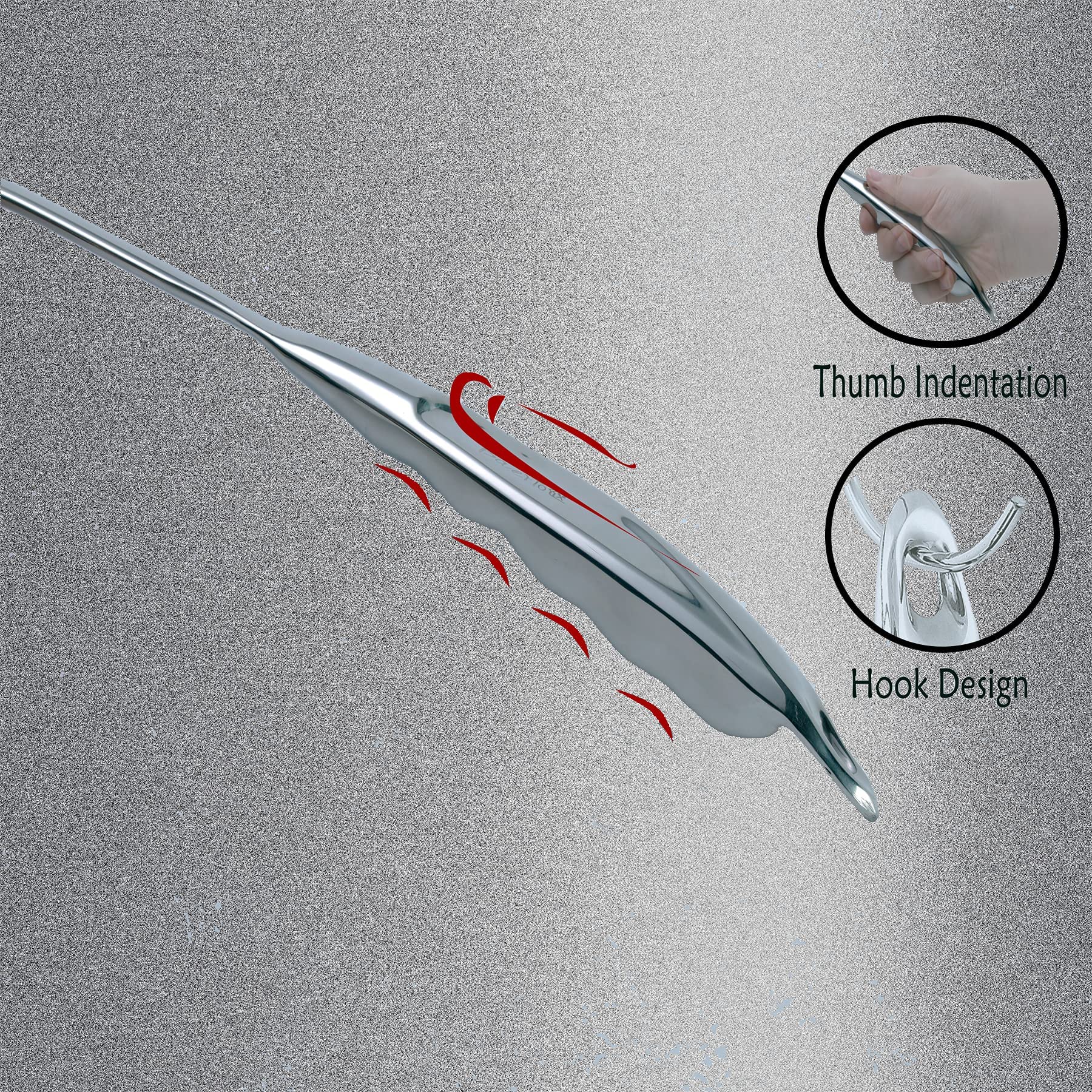 Baerfo High Grade Kitchen Ladle, Soup Ladle,Cooking Ladle For Soup,Heat-Proof Design Of Hollow Handle,Stainless Steel Ladle For