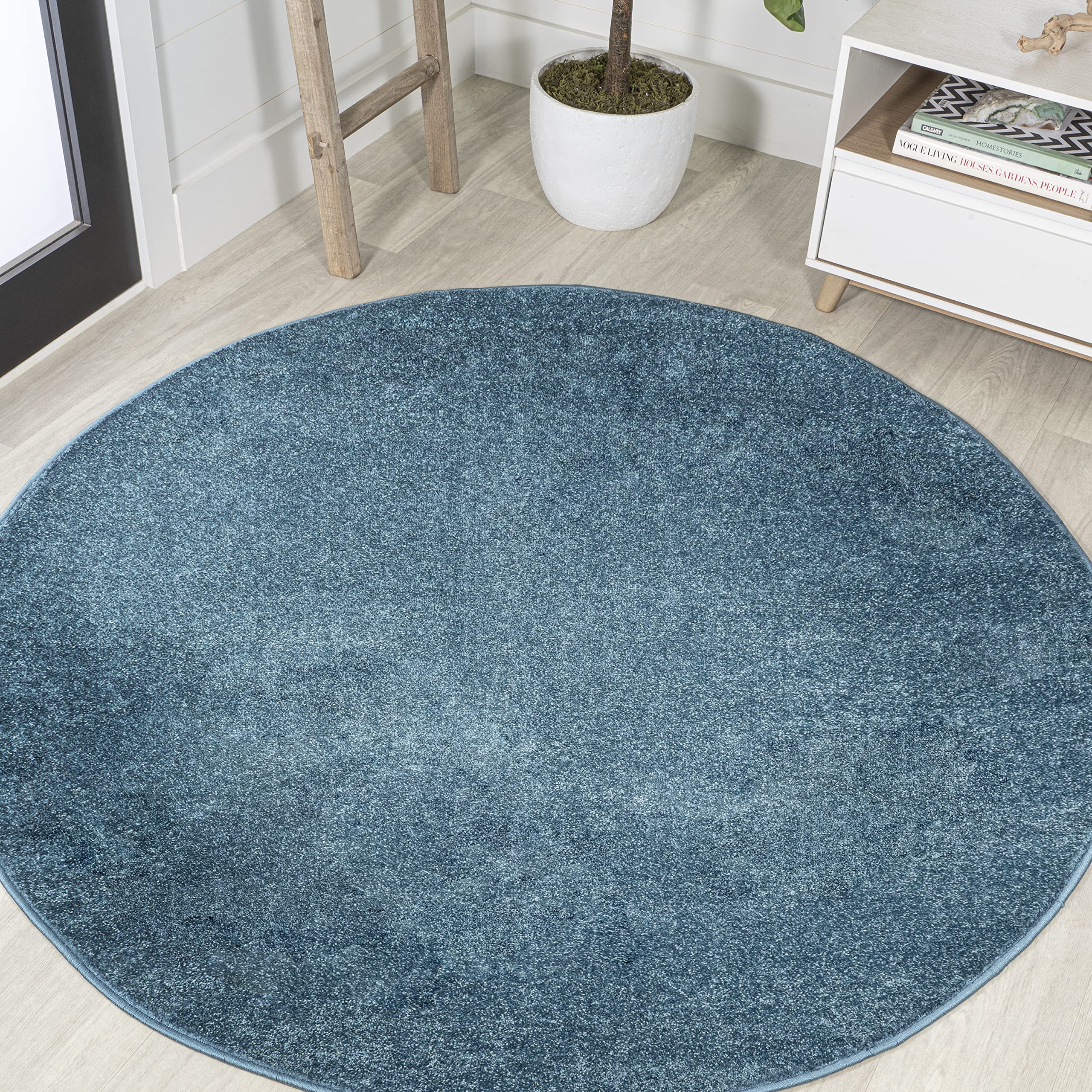 JONATHAN Y SEU100H-6R Haze Solid Low-Pile Indoor Area Rug, Coastal, Bohemian, Minimalist, Classic, Casual for Bedroom,Kitchen,Li
