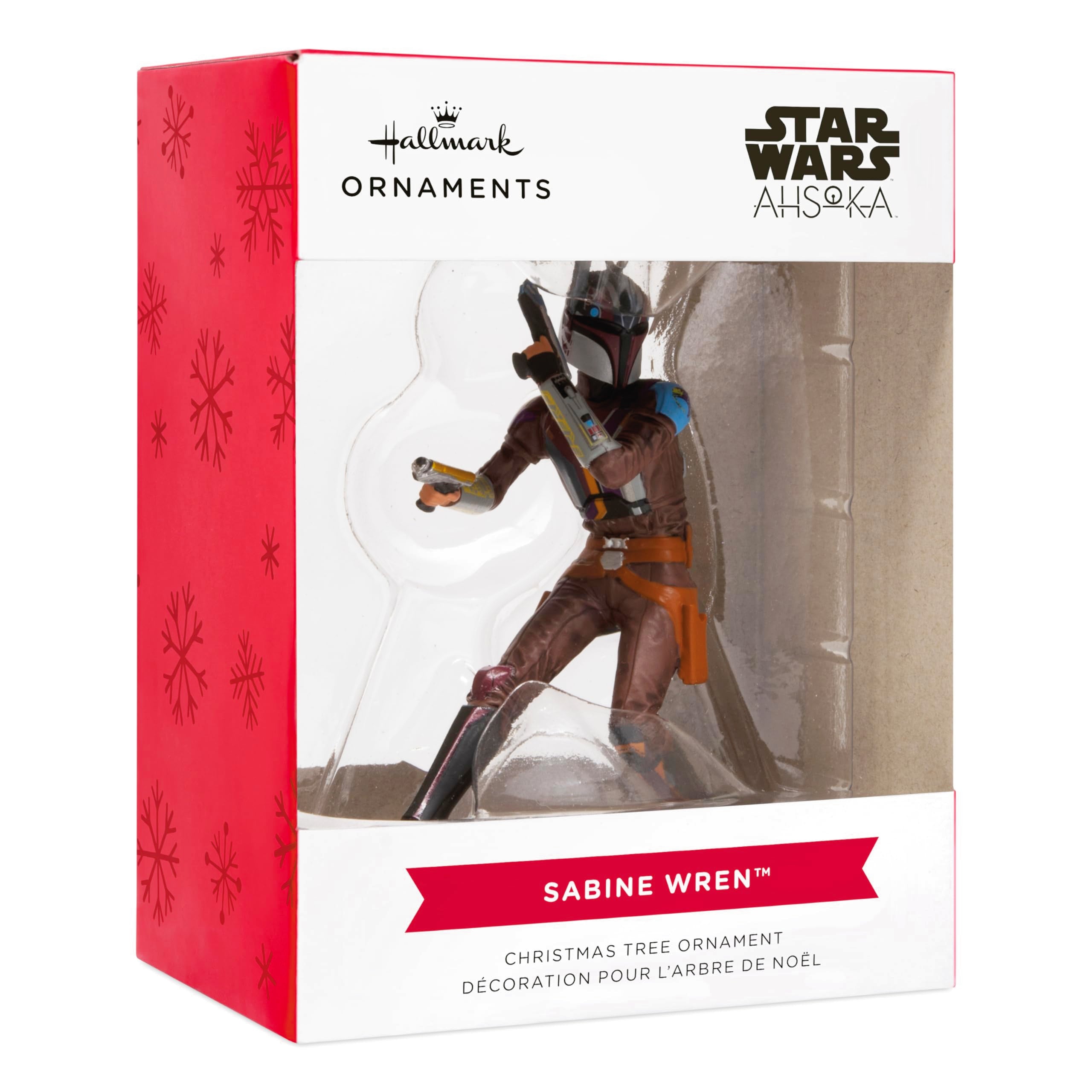 Hallmark Star Wars Ahsoka Sabine Wren Christmas Ornament - Resin, Sparrow Color, Model 0003HCM2165