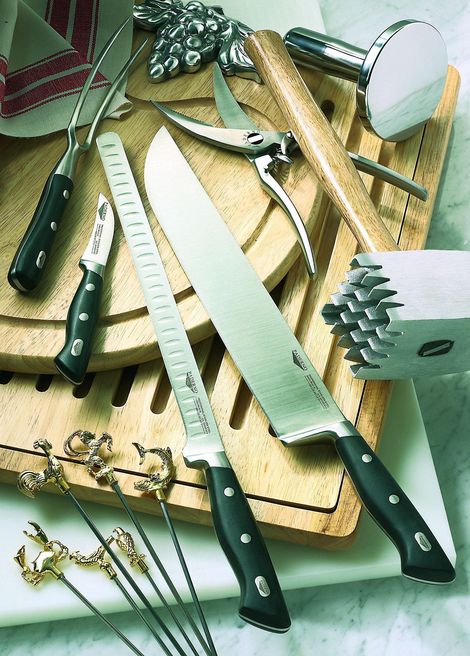 Paderno World Cuisine 4-1/2-Pound Meat Pounder/Tenderizer, Stainless Steel