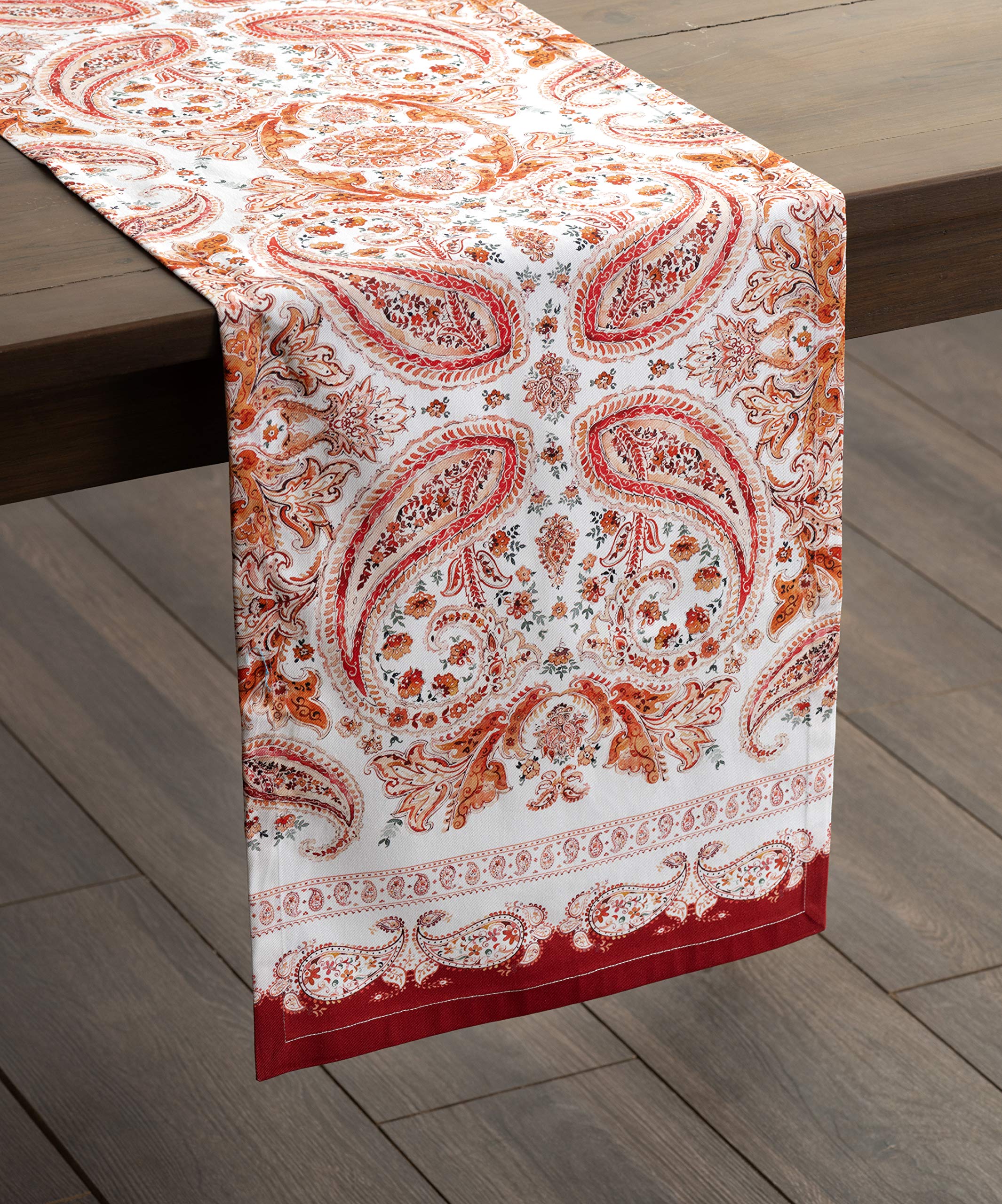 Maison D' Hermine Tablerunners 100% Cotton Decorative Tablerunner Table Cover, Holiday, Dinner, Wedding & Dining, Orient (Single