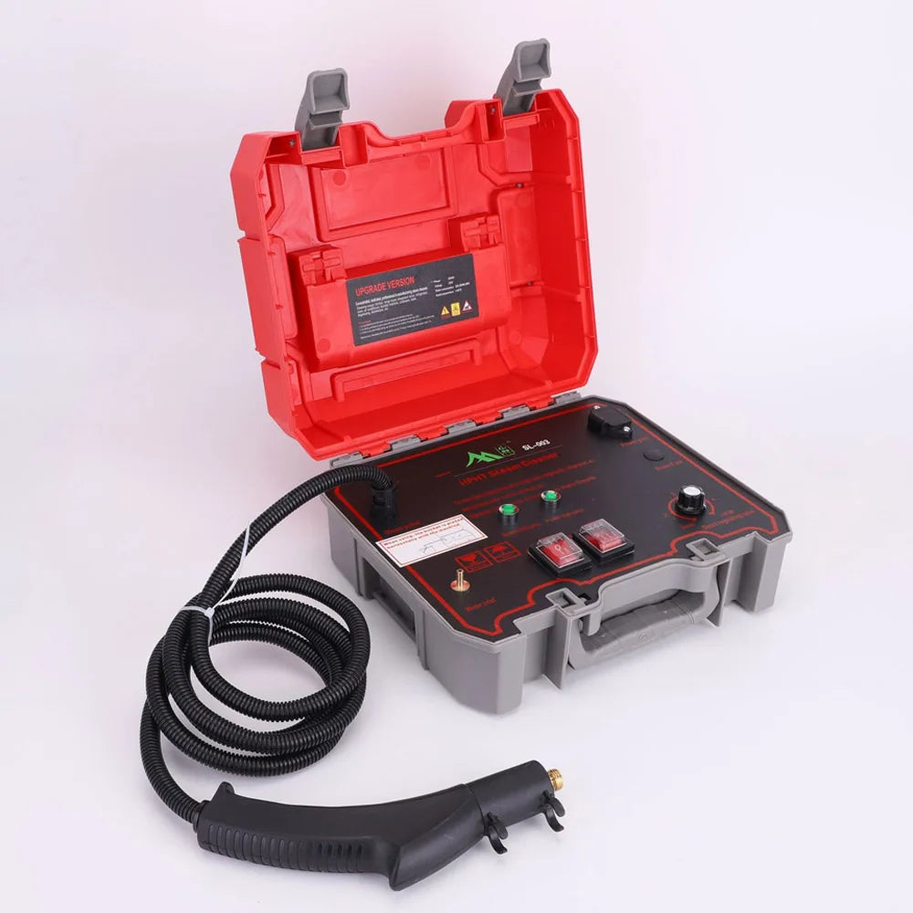 3500W High Pressure Steam Cleaner, Portable Handheld High Temperature Steam Cleaning Machine for Car Detailing, Kitchen, Bathroom, Grout, Tile, Upholstery & Household Deep Cleaning