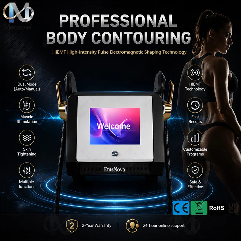 2026 NEW EMS NEO RF MECAVIE 200HZ Body Beauty Equipment Weight Loss Butt Lift EMS Slimming Muscle Tightening Fat Burning Machine
