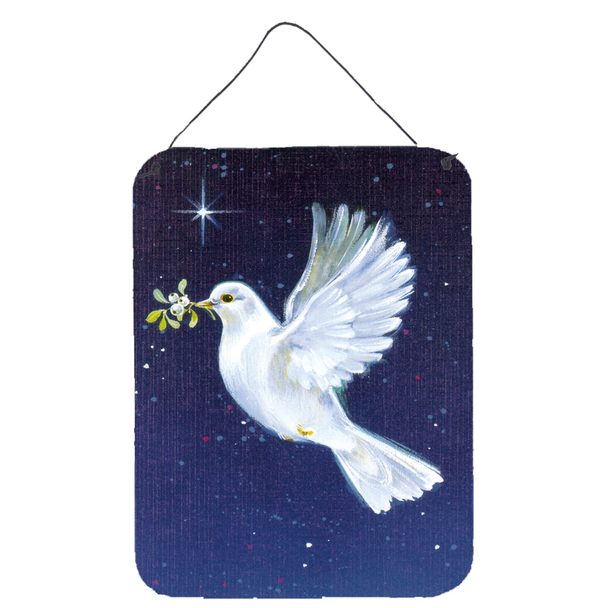 'Caroline'S Treasures Peace Dove With The Olive Branch Wall Or Door Hanging Prints Aah1624Ds1216, 16Hx12W, Multicolor''