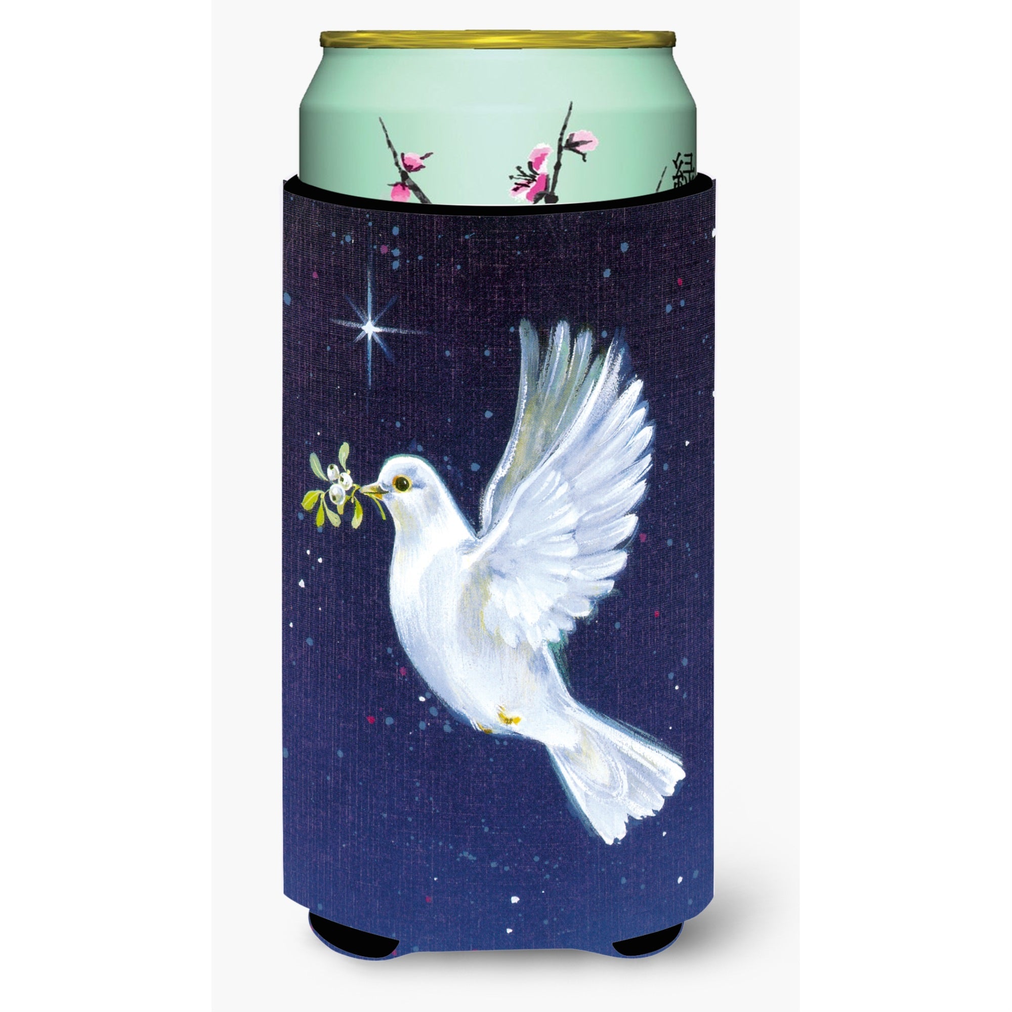 'Caroline'S Treasures Peace Dove With The Olive Branch Tall Boy Koozie Hugger, Multicolor''