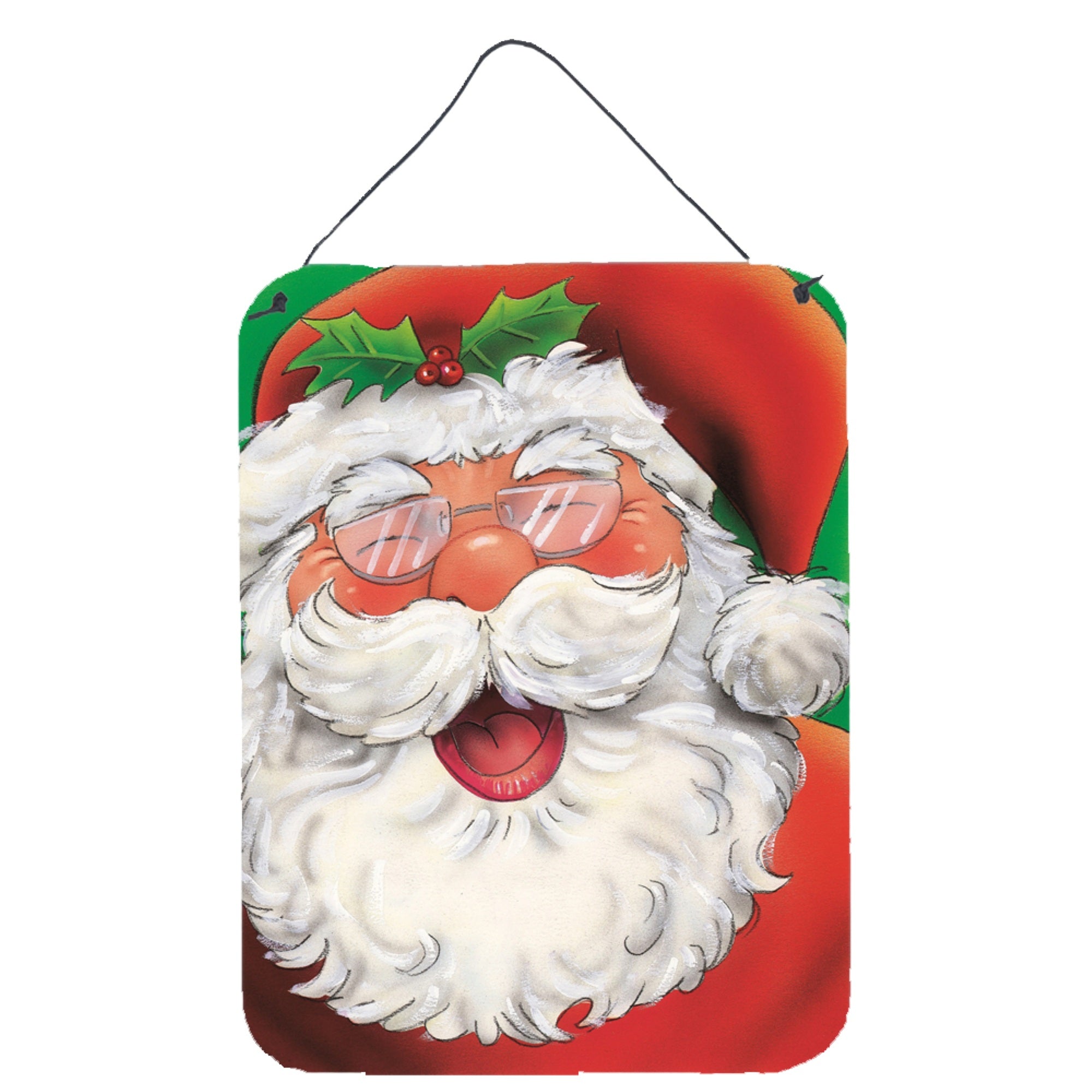 'Caroline'S Treasures Jolly Santa Claus Wall Or Door Hanging Prints Aah7262Ds1216, 16Hx12W, Multicolor''