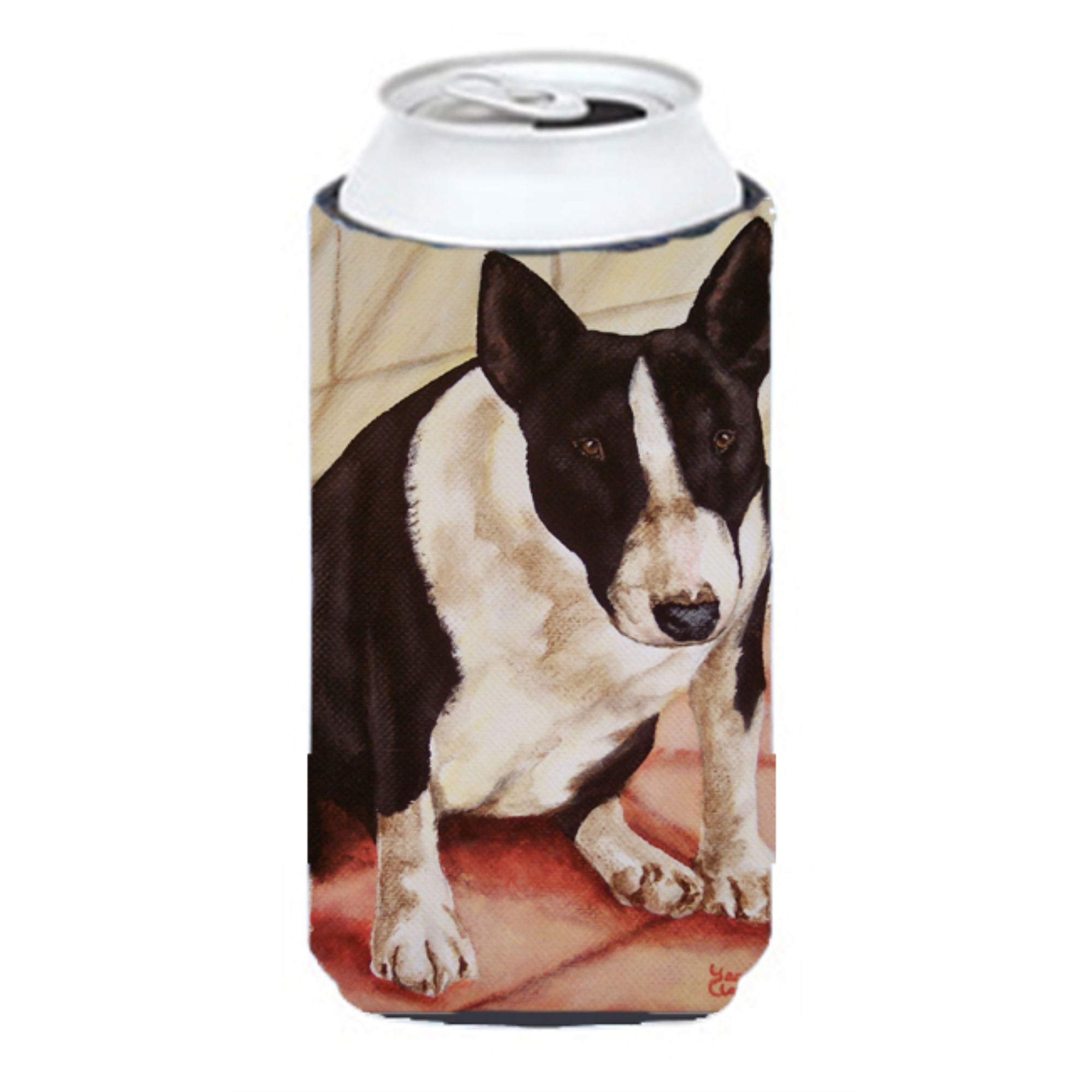 'Caroline'S Treasures Bull Terrier English Bully Tall Boy Koozie Hugger, Multicolor''