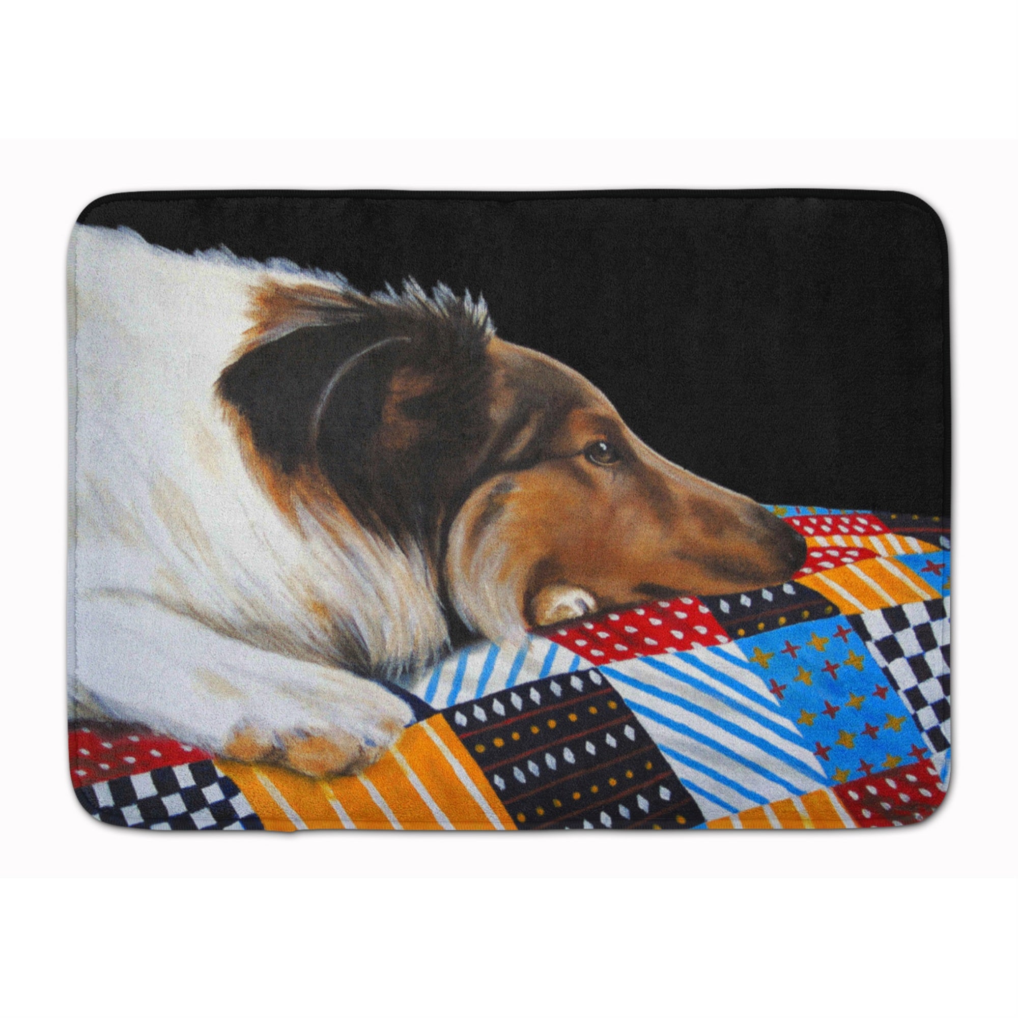 'Caroline'S Treasures Day Dreamer Collie Floor Mat, 19'''' X 27'''', Multicolor''