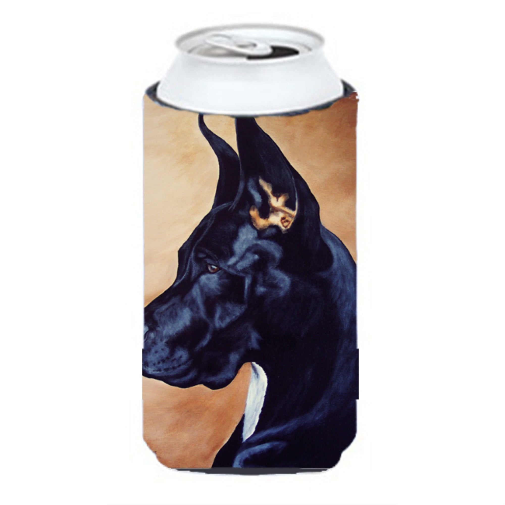 'Caroline'S Treasures Black Great Dane Tall Boy Koozie Hugger, Multicolor''