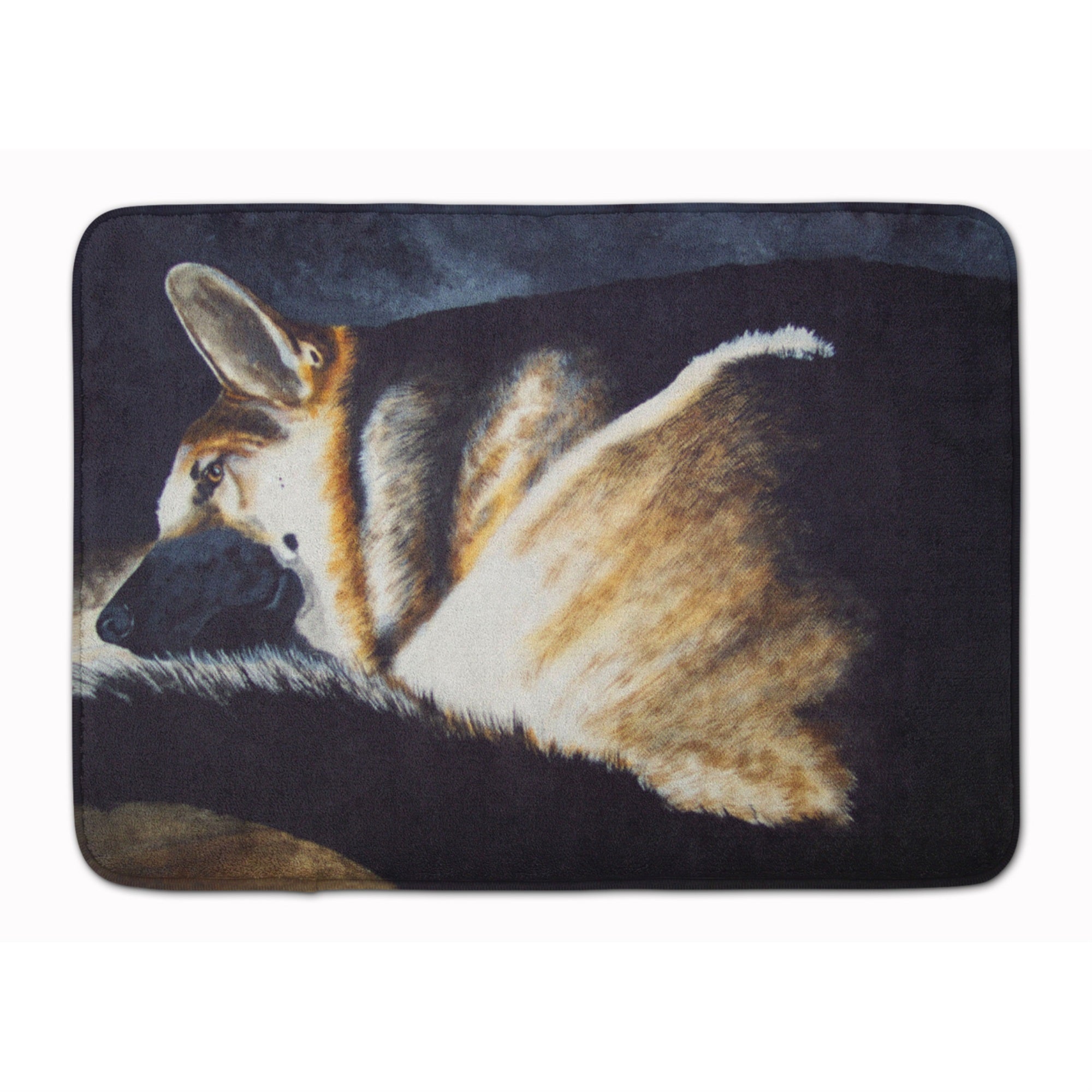 'Caroline'S Treasures Day Dreamer German Shepherd Floor Mat, 19'''' X 27'''', Multicolor''