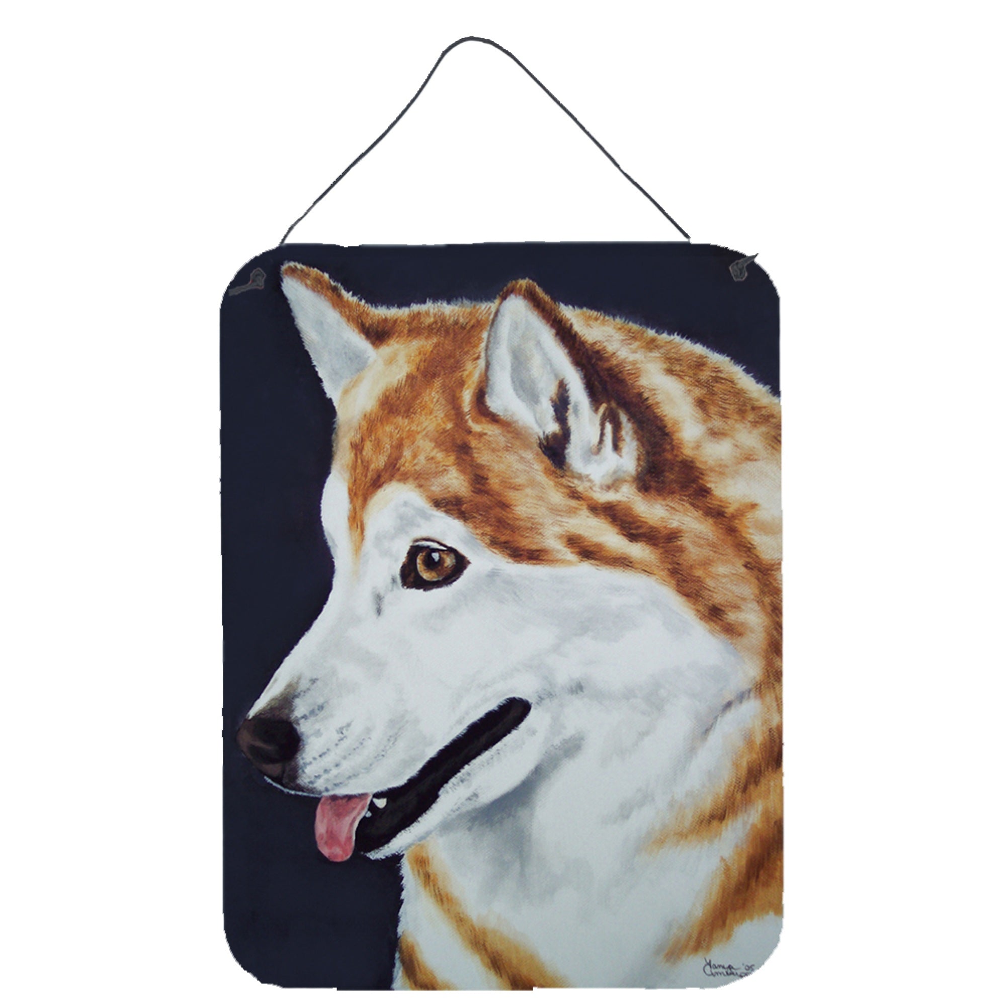'Caroline'S Treasures Siberian Husky Wall Or Door Hanging Prints Amb1043Ds1216, 16Hx12W, Multicolor''