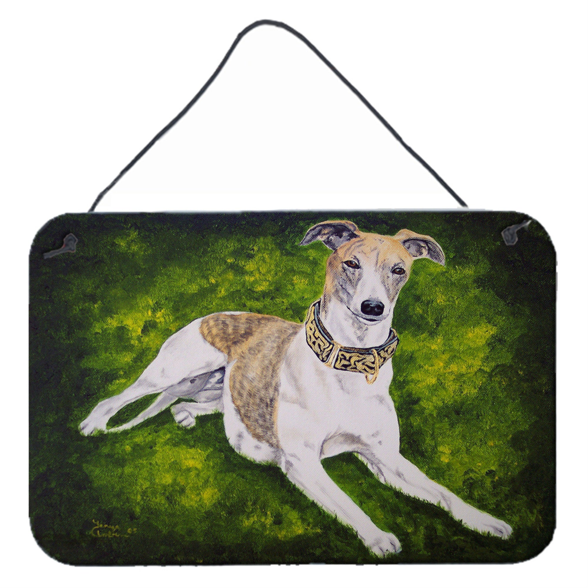 'Caroline'S Treasures Isabella Greyhound Wall Or Door Hanging Prints Amb1045Ds812, 8''''H X 12''''W, Multicolor''