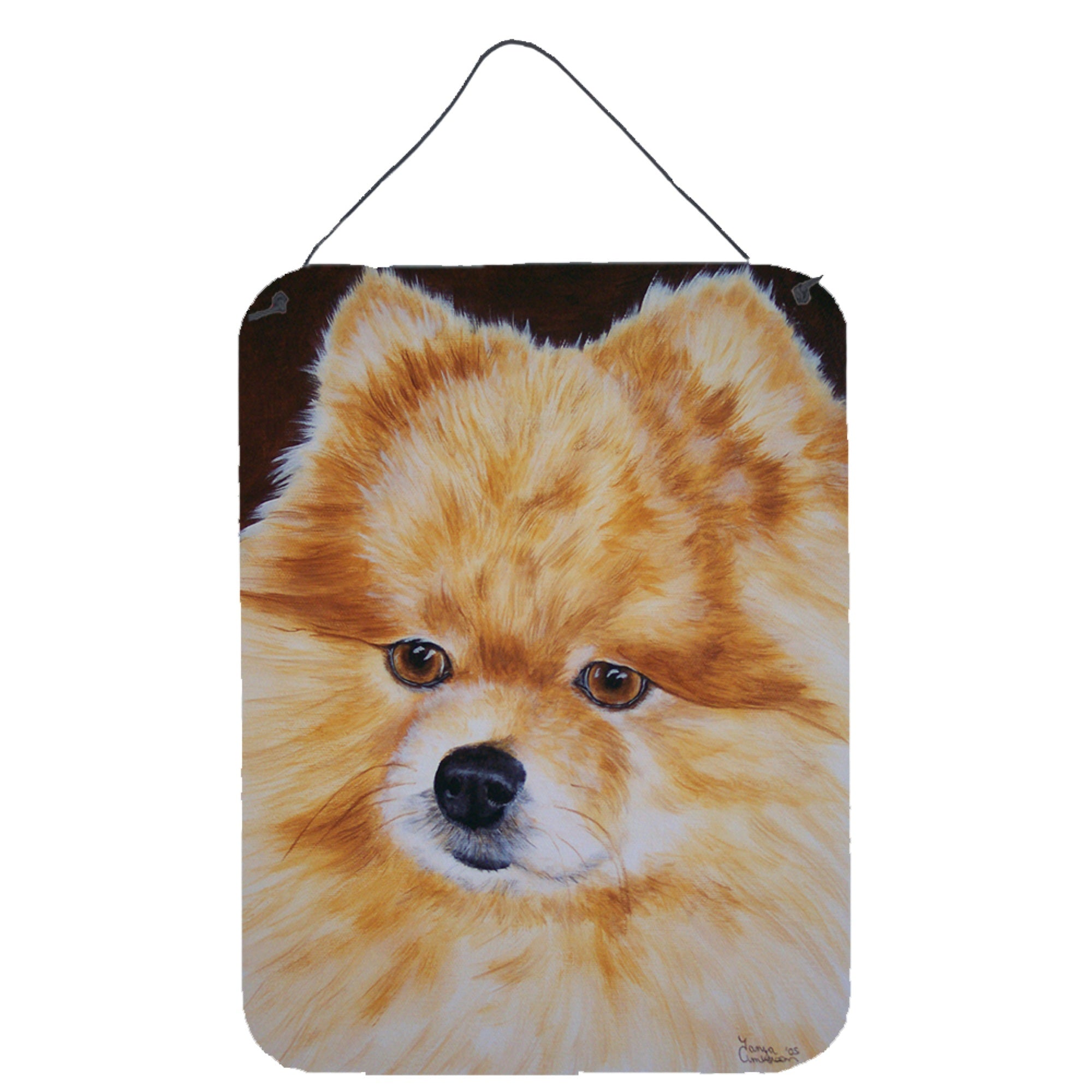 'Caroline'S Treasures Pomeranian Wall Or Door Hanging Prints Amb1049Ds1216, 16Hx12W, Multicolor''