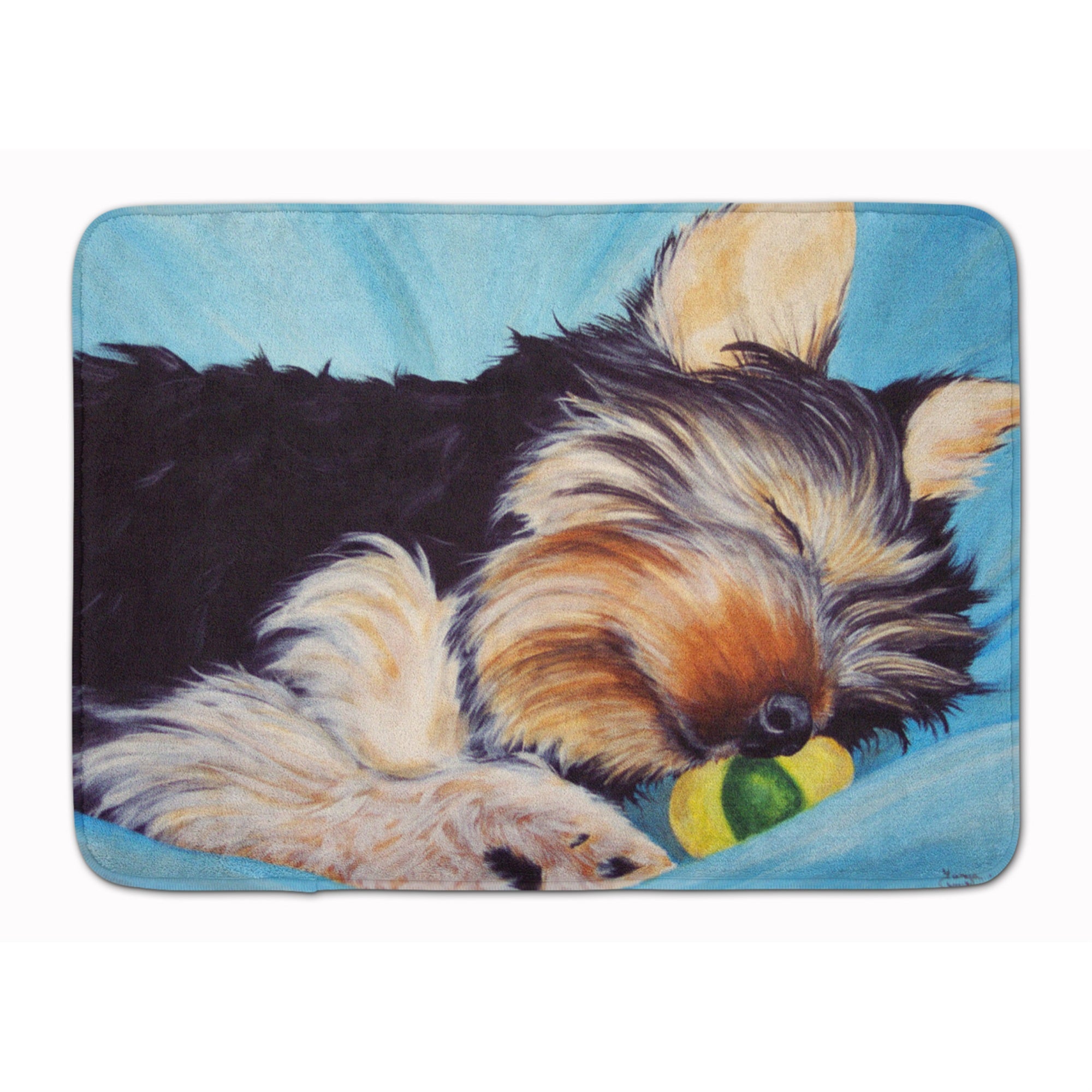 'Caroline'S Treasures Naptime Yorkie Yorkshire Terrier Floor Mat, 19'''' X 27'''', Multicolor''