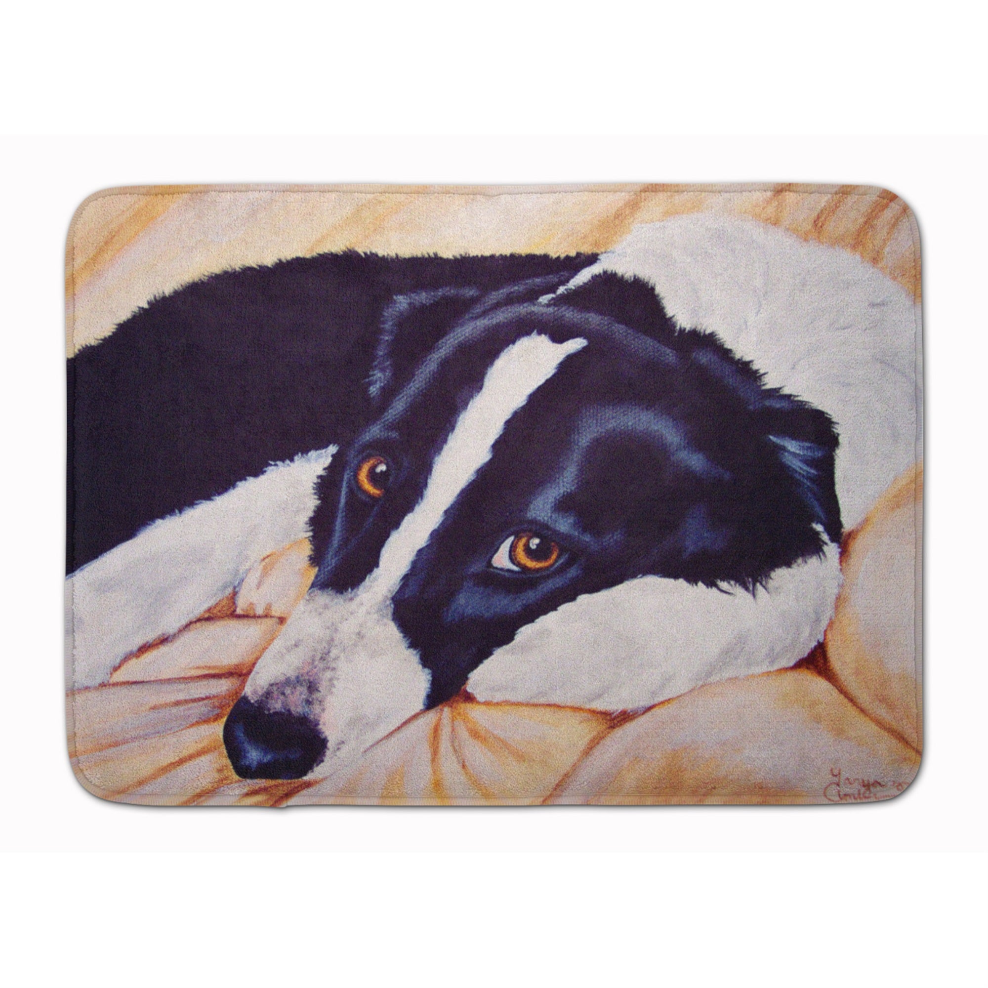 'Caroline'S Treasures Naptime Border Collie Floor Mat, 19'''' X 27'''', Multicolor''