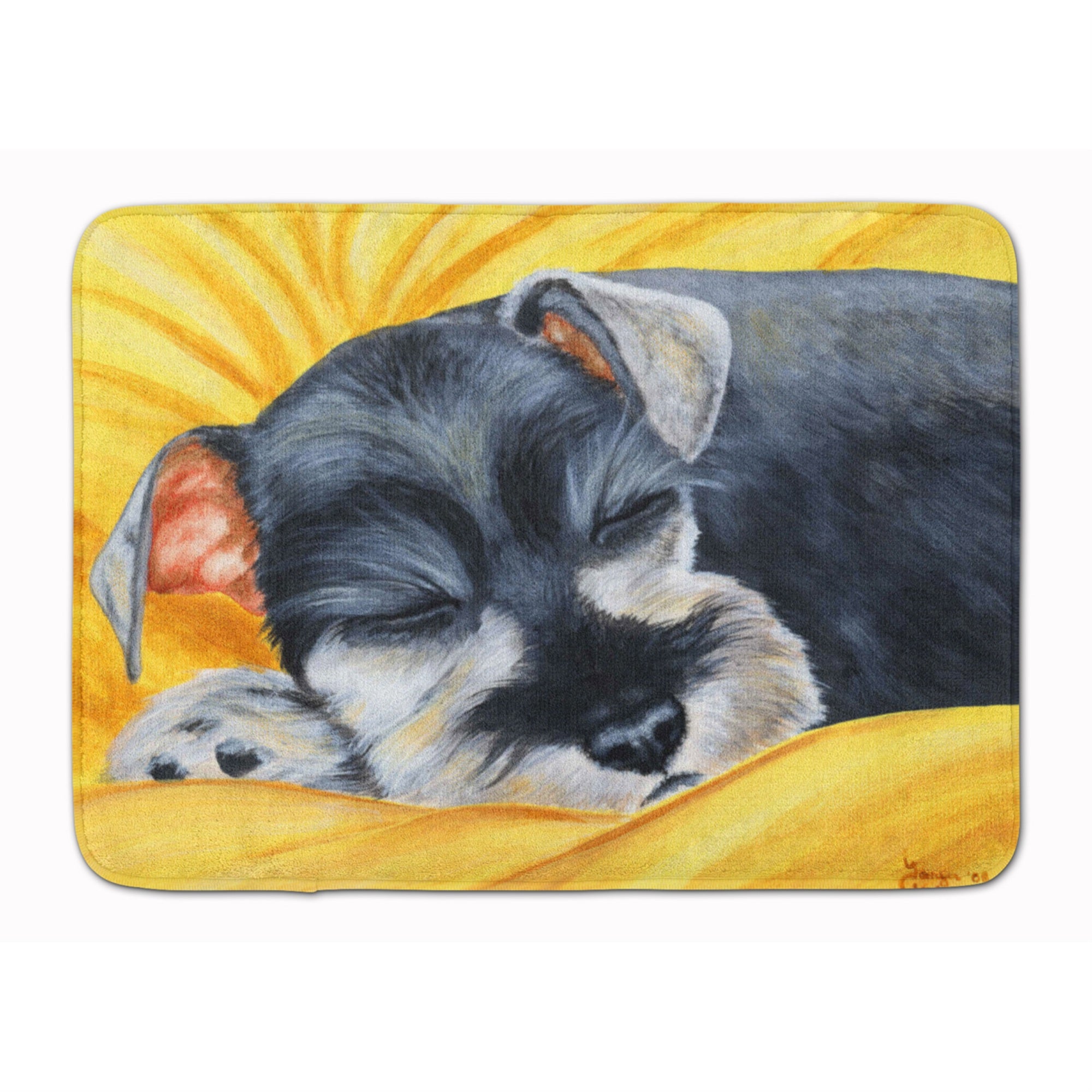 'Caroline'S Treasures Snoozing Schnauzer Floor Mat, 19'''' X 27'''', Multicolor''