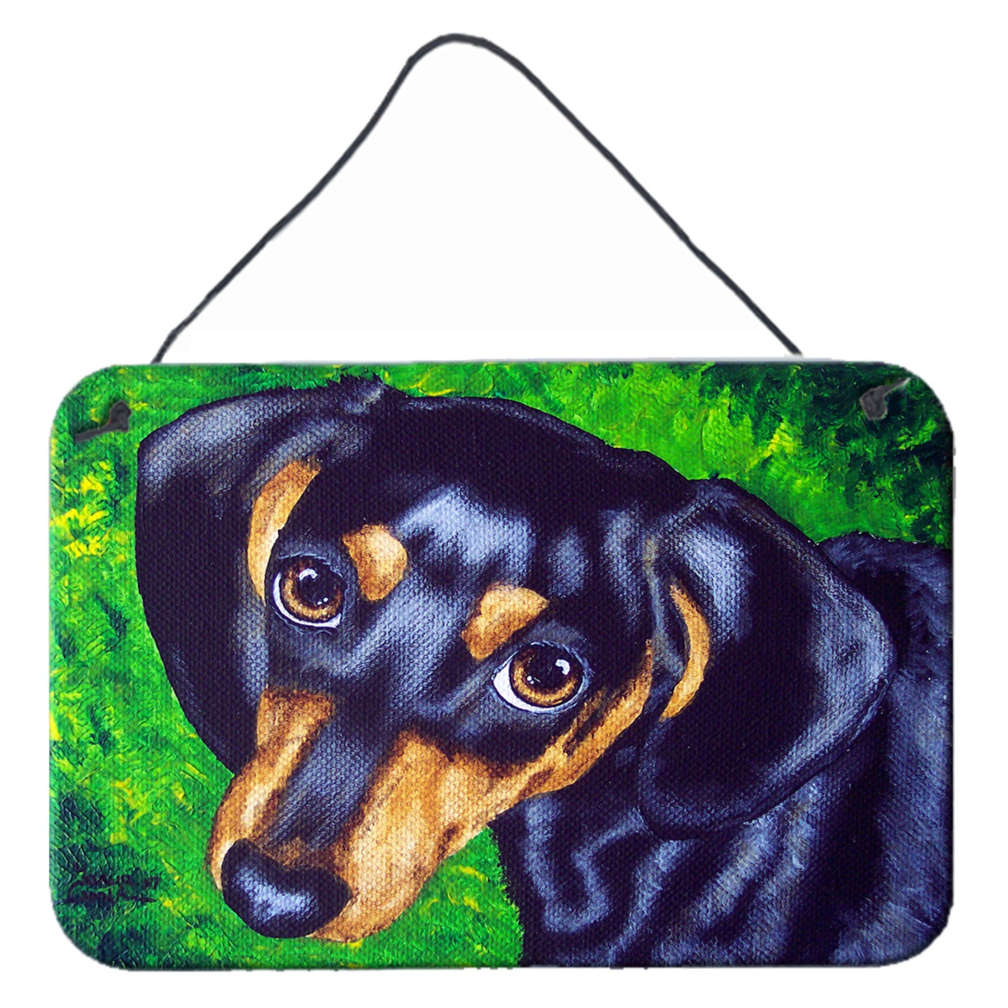 'Caroline'S Treasures Tootsie Dachshund Wall Or Door Hanging Prints Amb1173Ds812, 8''''H X 12''''W, Multicolor''