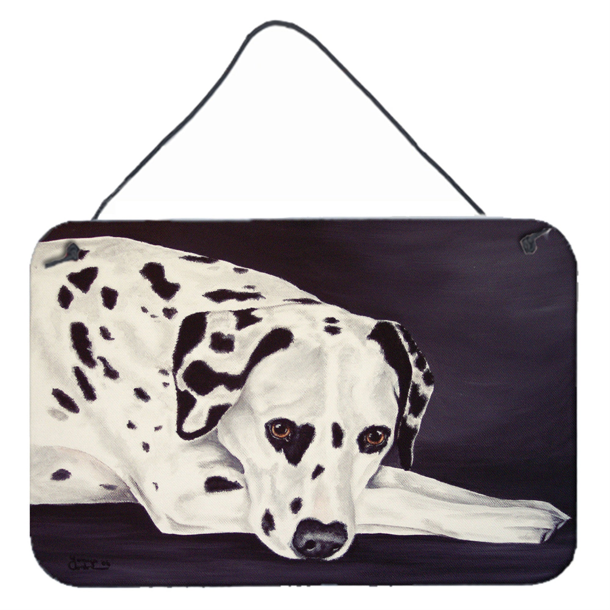 'Caroline'S Treasures Dal Dalmatian Wall Or Door Hanging Prints Amb1193Ds812, 8''''H X 12''''W, Multicolor''