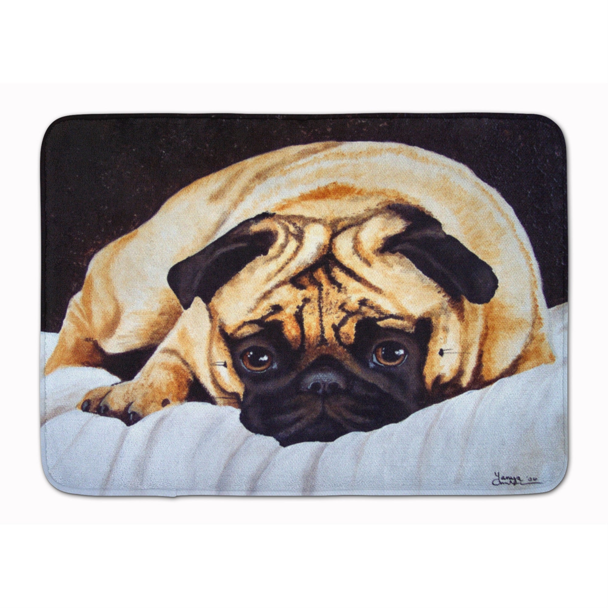 'Caroline'S Treasures Fred The Pug Floor Mat, 19'''' X 27'''', Multicolor''