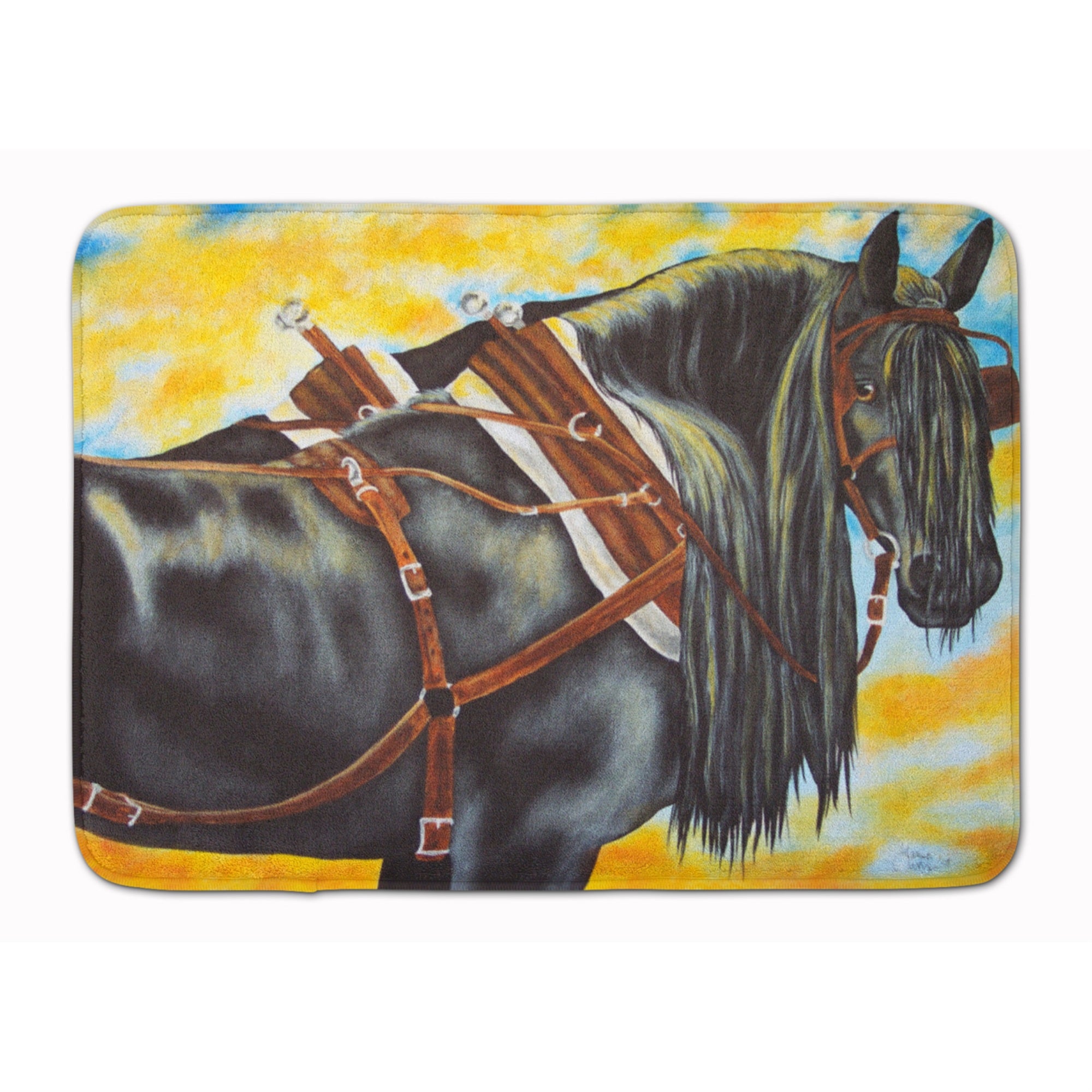 'Caroline'S Treasures Day'S End Horse Floor Mat, 19'''' X 27'''', Multicolor''