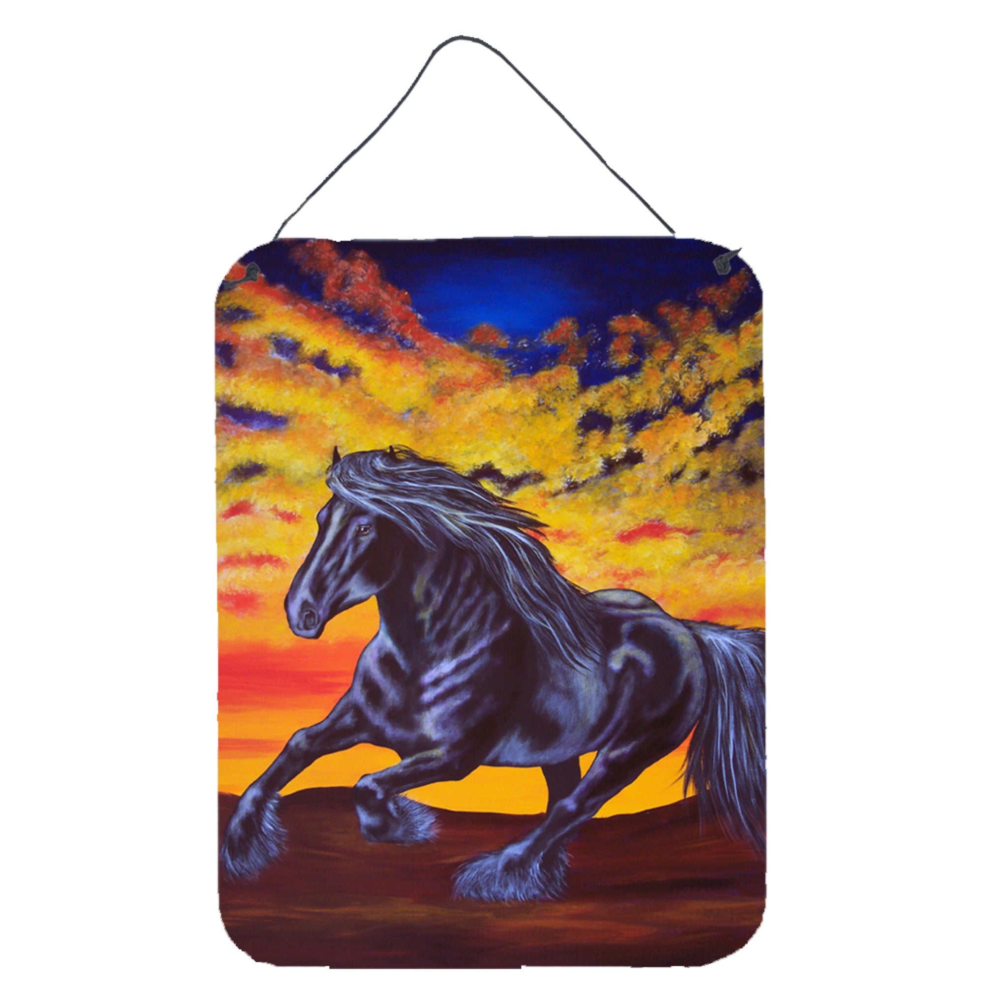 'Caroline'S Treasures Desert Wind Horse Wall Or Door Hanging Prints Amb1241Ds1216, 16Hx12W, Multicolor''