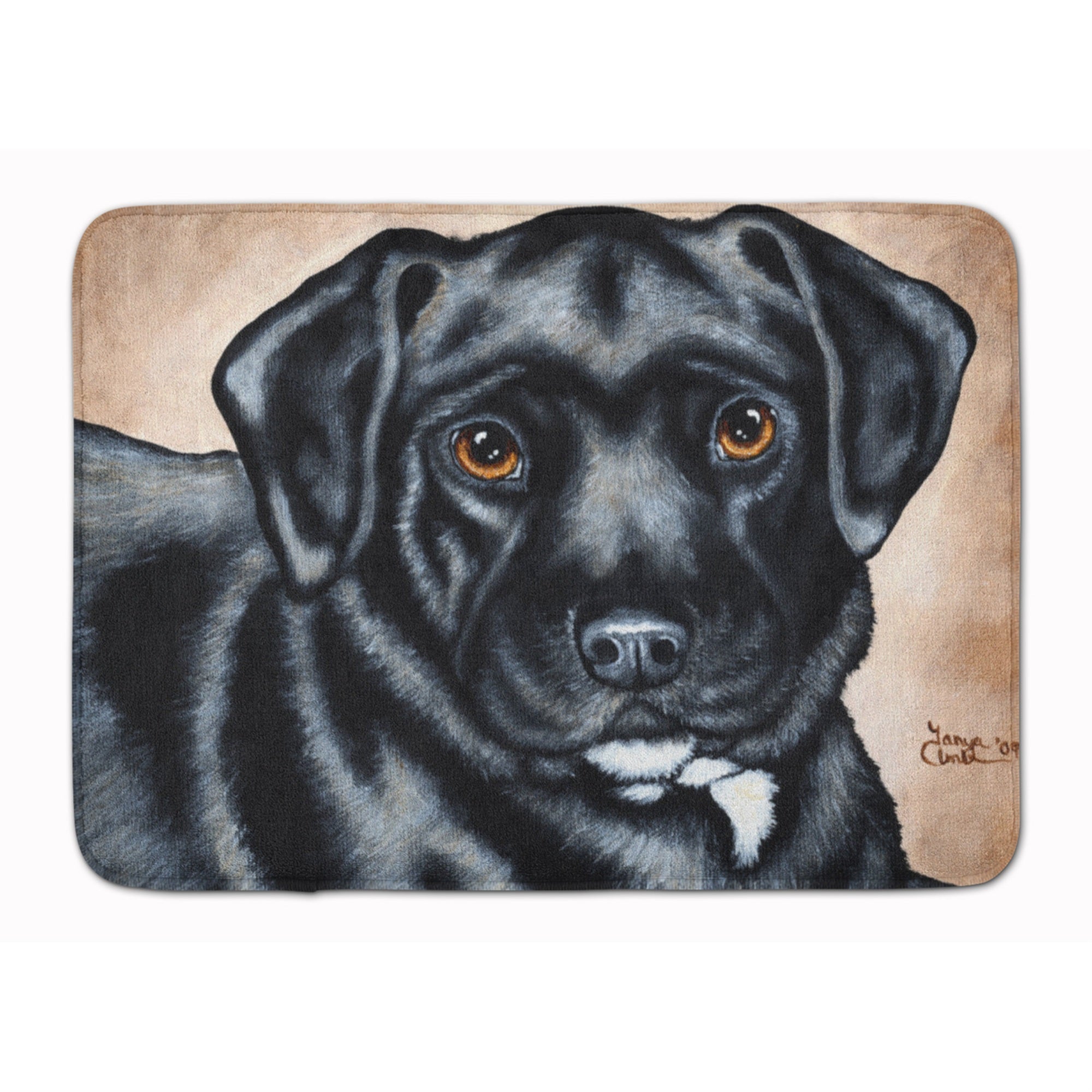 'Caroline'S Treasures Black Bart The Labrador Floor Mat, 19'''' X 27'''', Multicolor''