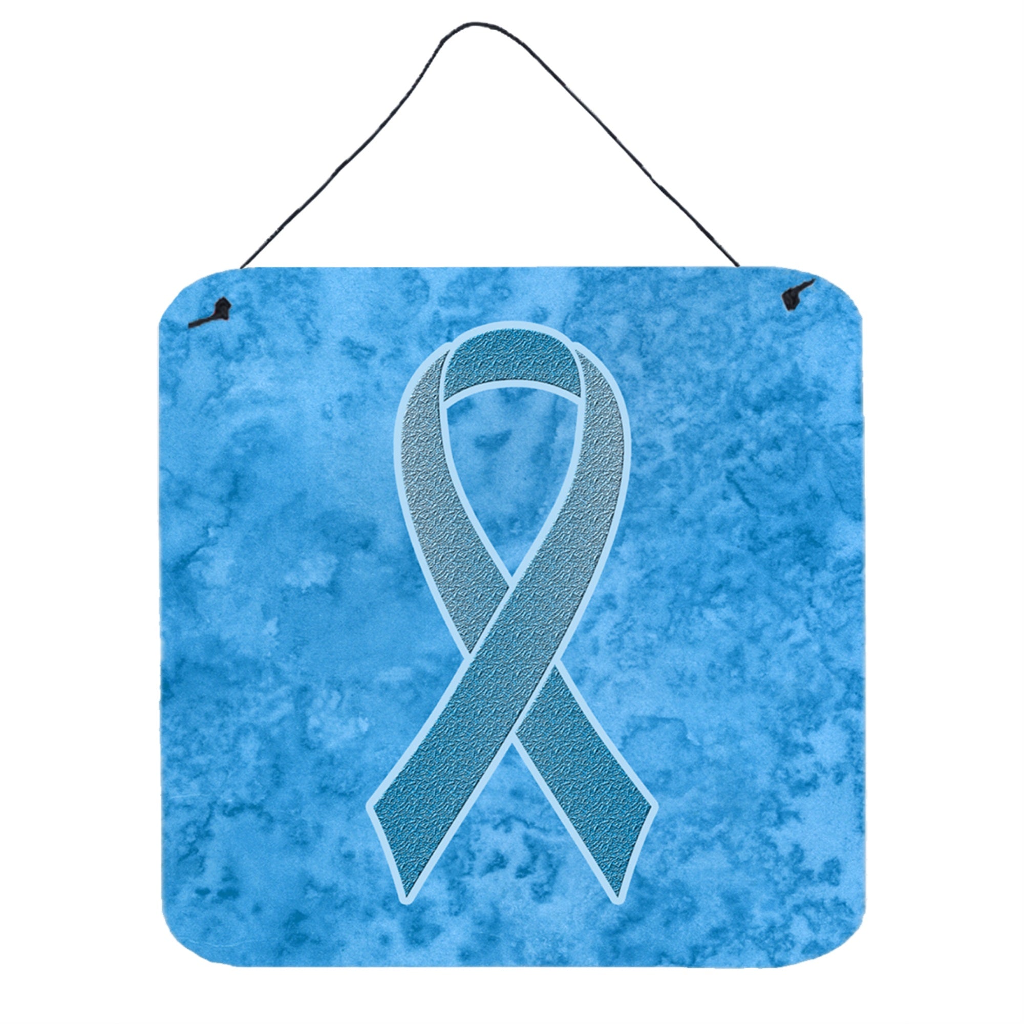 'Caroline'S Treasures Blue Ribbon For Prostate Cancer Awareness Wall Or Door Hanging Prints, 6 X 6''''''
