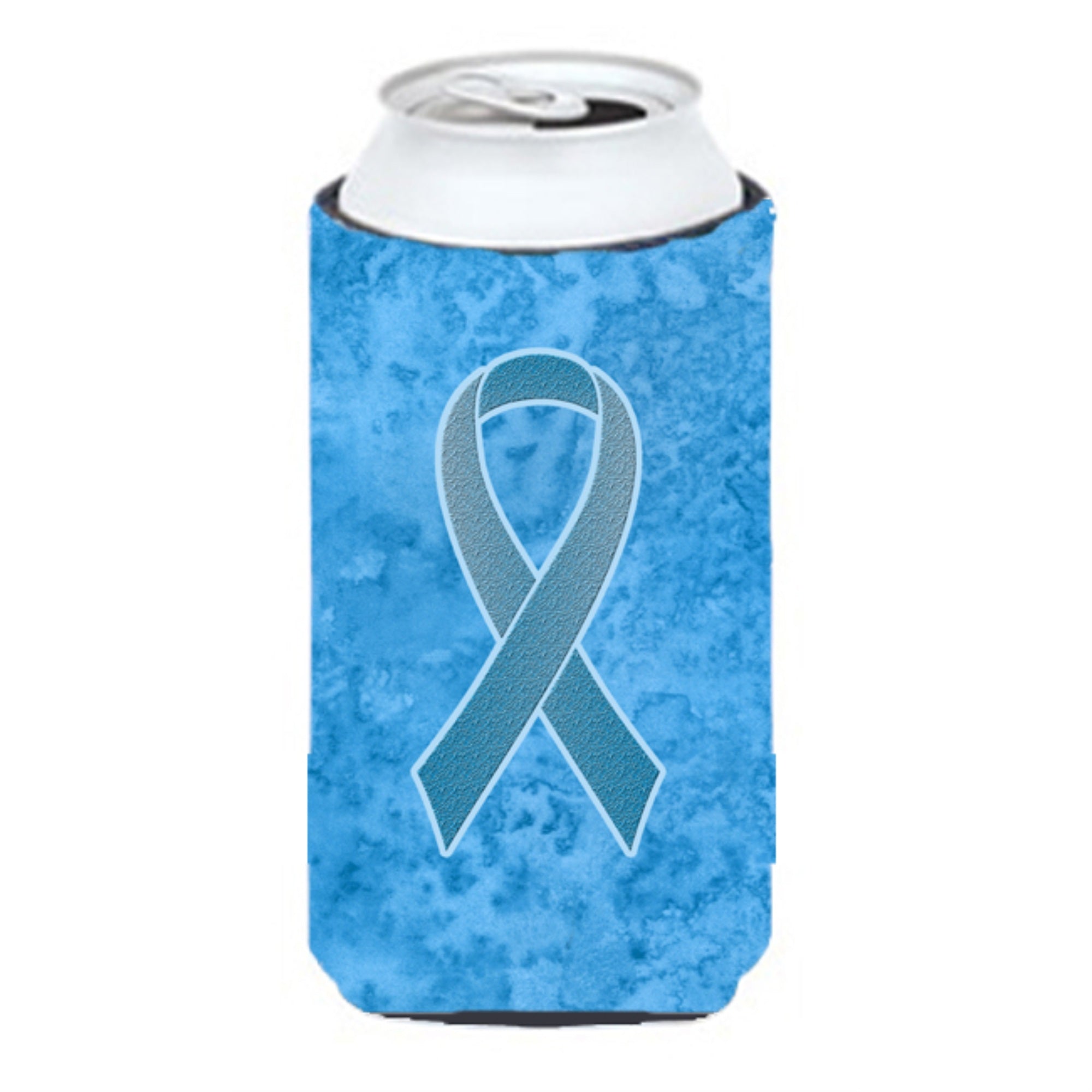Blue Ribbon For Prostate Cancer Awareness Tall Boy Beverage Insulator Hugger An1206Tbc