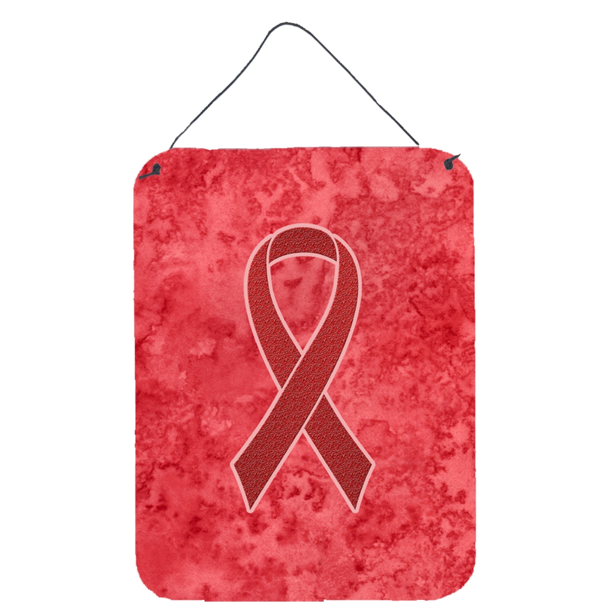 'Caroline'S Treasures Red Ribbon For Aids Awareness Wall Or Door Hanging Prints, 16'''' X 12''''''