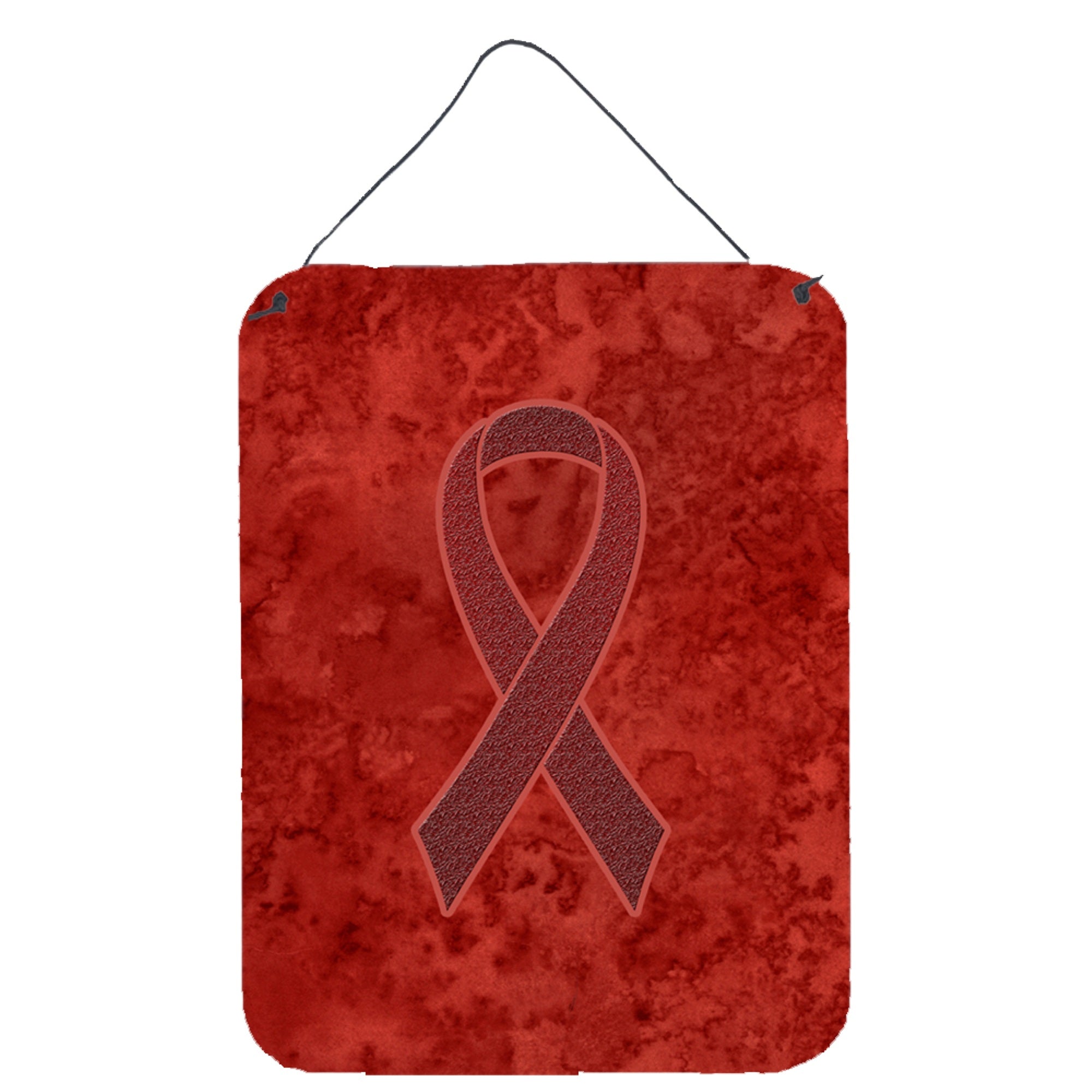 'Caroline'S Treasures Burgundy Ribbon For Multiple Myeloma Cancer Awareness Wall Or Door Hanging Prints, 16'''' X 12''''''