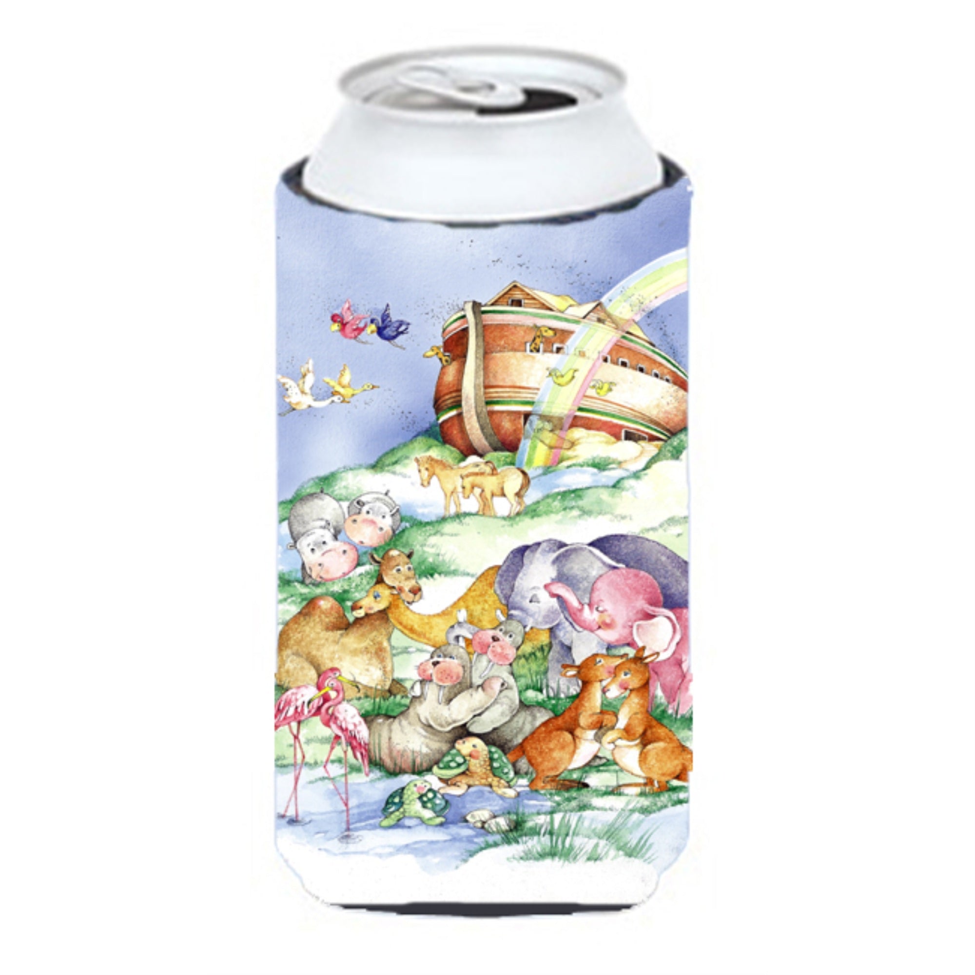 'Caroline'S Treasures Aph0229Tbc Noah'S Ark Tall Boy Koozie Hugger, Multicolor''