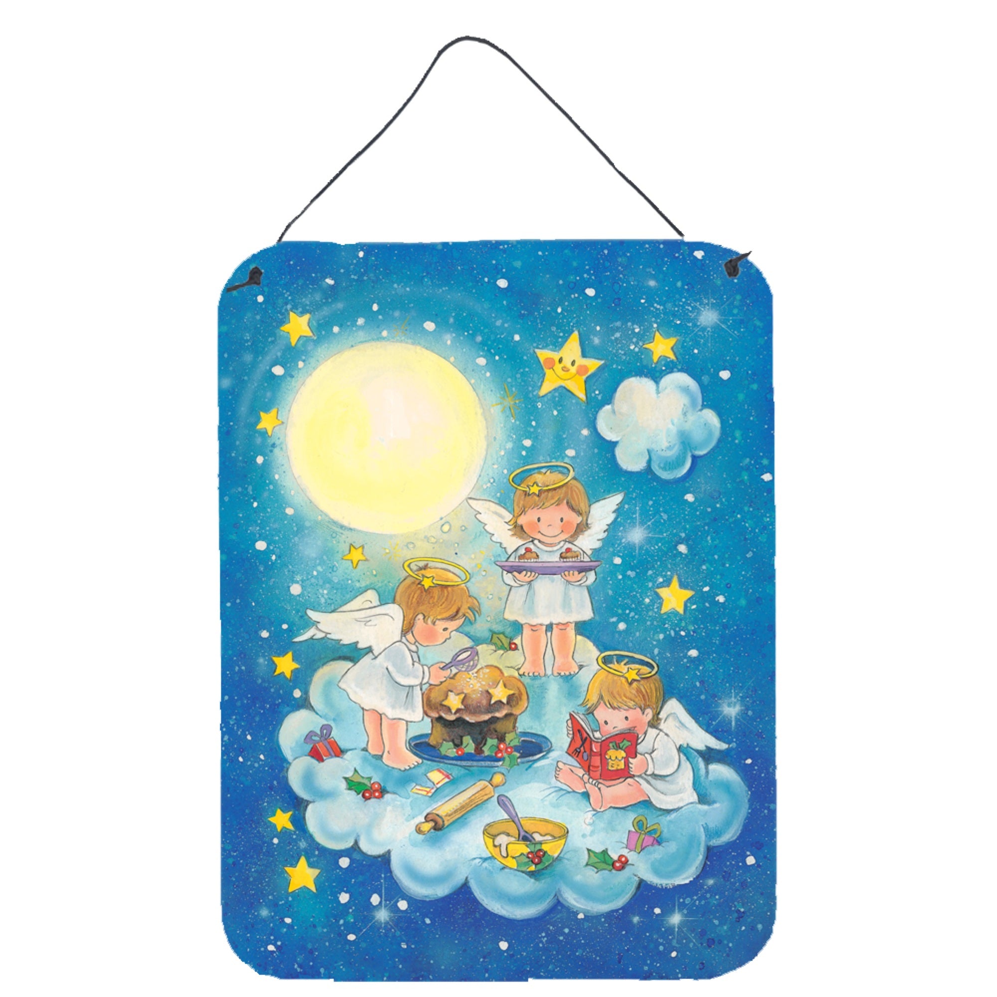 'Caroline'S Treasures Angels Baking Wall Or Door Hanging Prints Aph1699Ds1216, 16Hx12W, Multicolor''