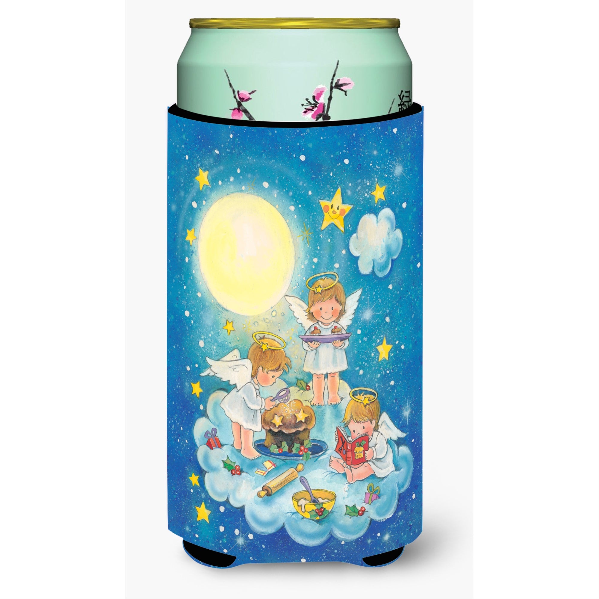 'Caroline'S Treasures Angels Baking Tall Boy Koozie Hugger, Multicolor''