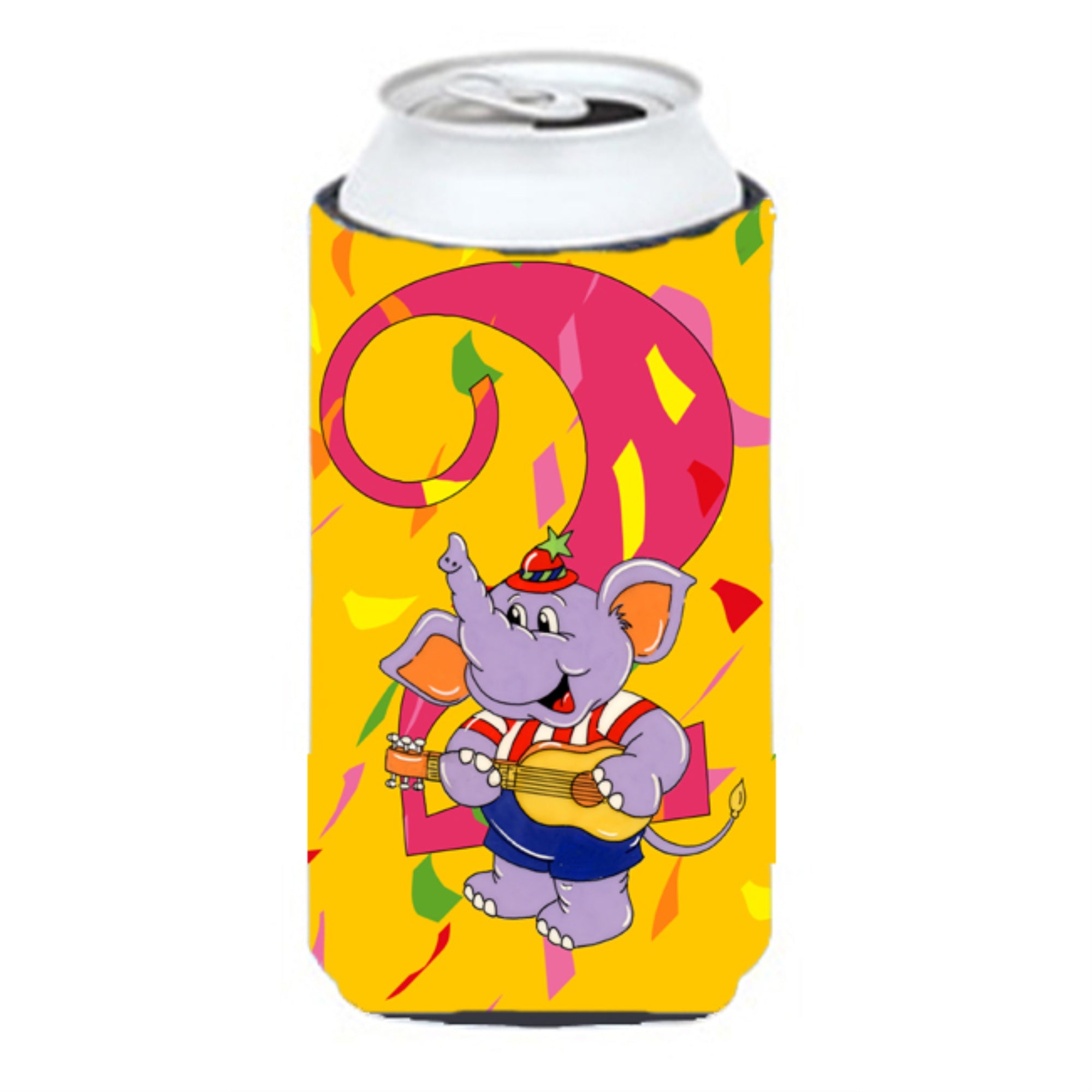 'Caroline'S Treasures Aph2159Tbc Happy 2Nd Birthday Age 2 Tall Boy Koozie Hugger, Multicolor''