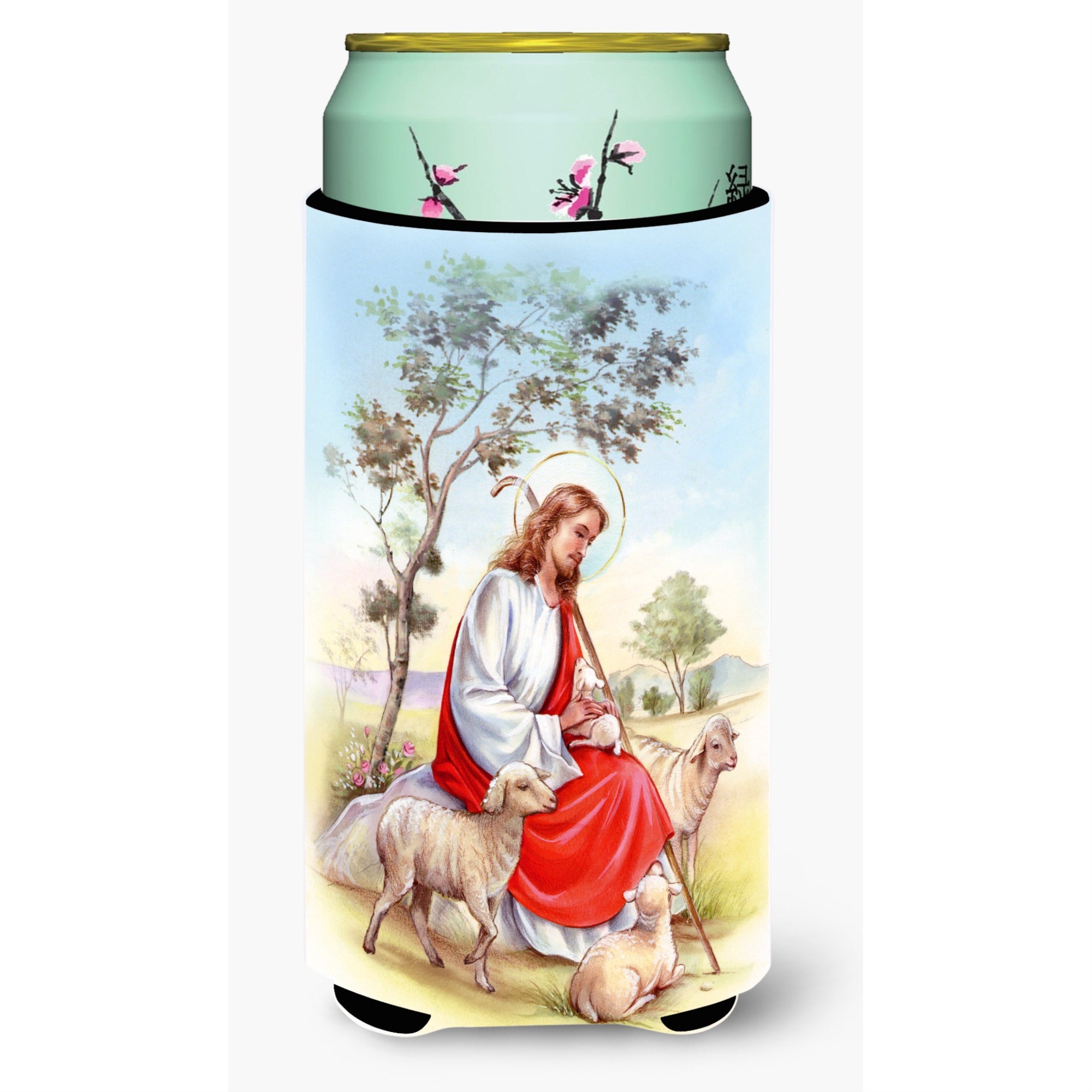 'Caroline'S Treasures Jesus Holding Lamb Tall Boy Beverage Insulator Hugger, Multicolor''
