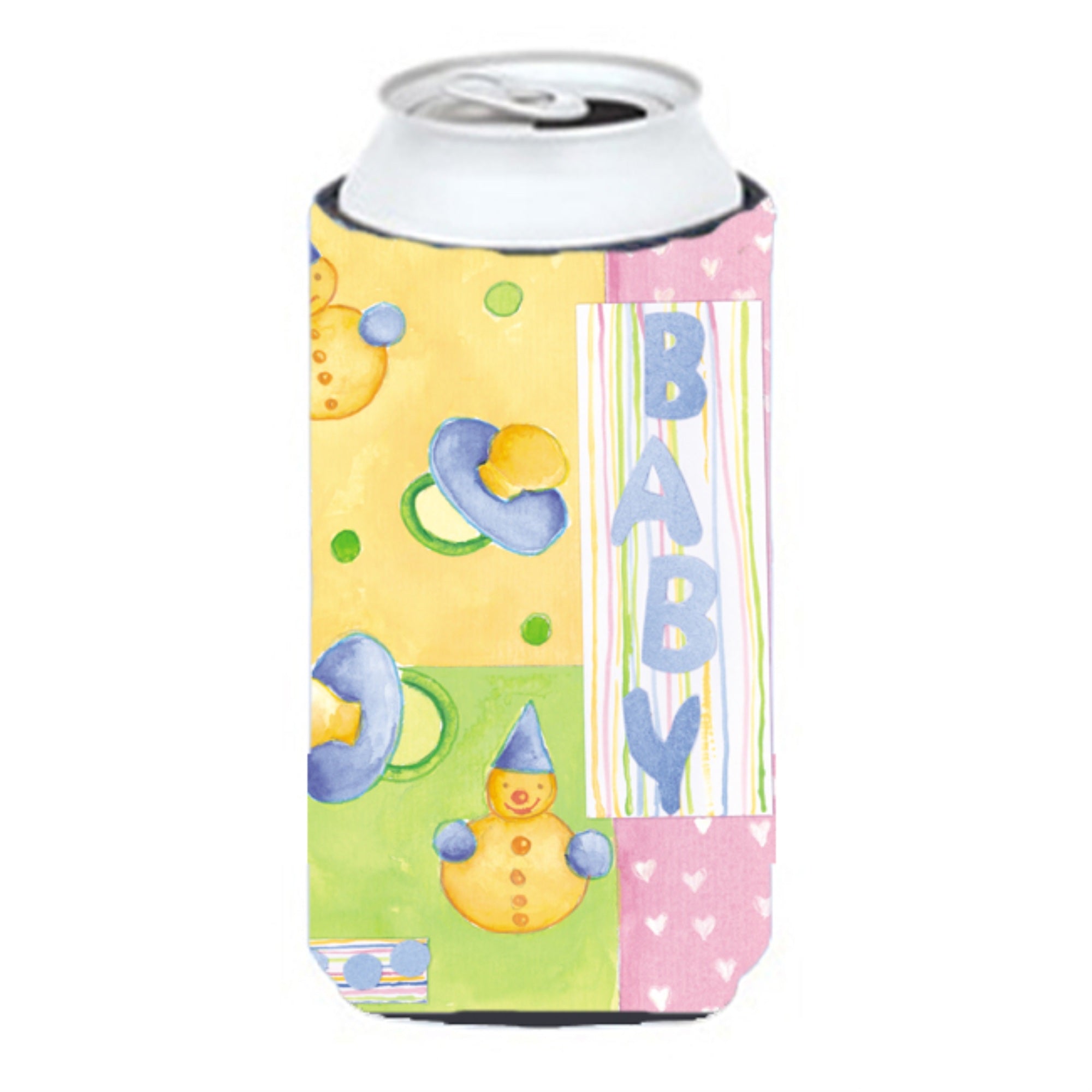 'Caroline'S Treasures Aph3631Tbc New Baby Tall Boy Koozie Hugger, Multicolor''