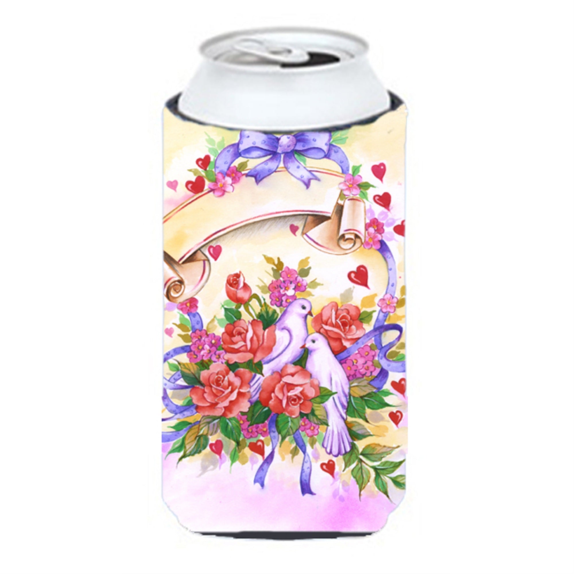 'Caroline'S Treasures Aph4070Tbc Wedding Bouquet Tall Boy Koozie Hugger, Multicolor''