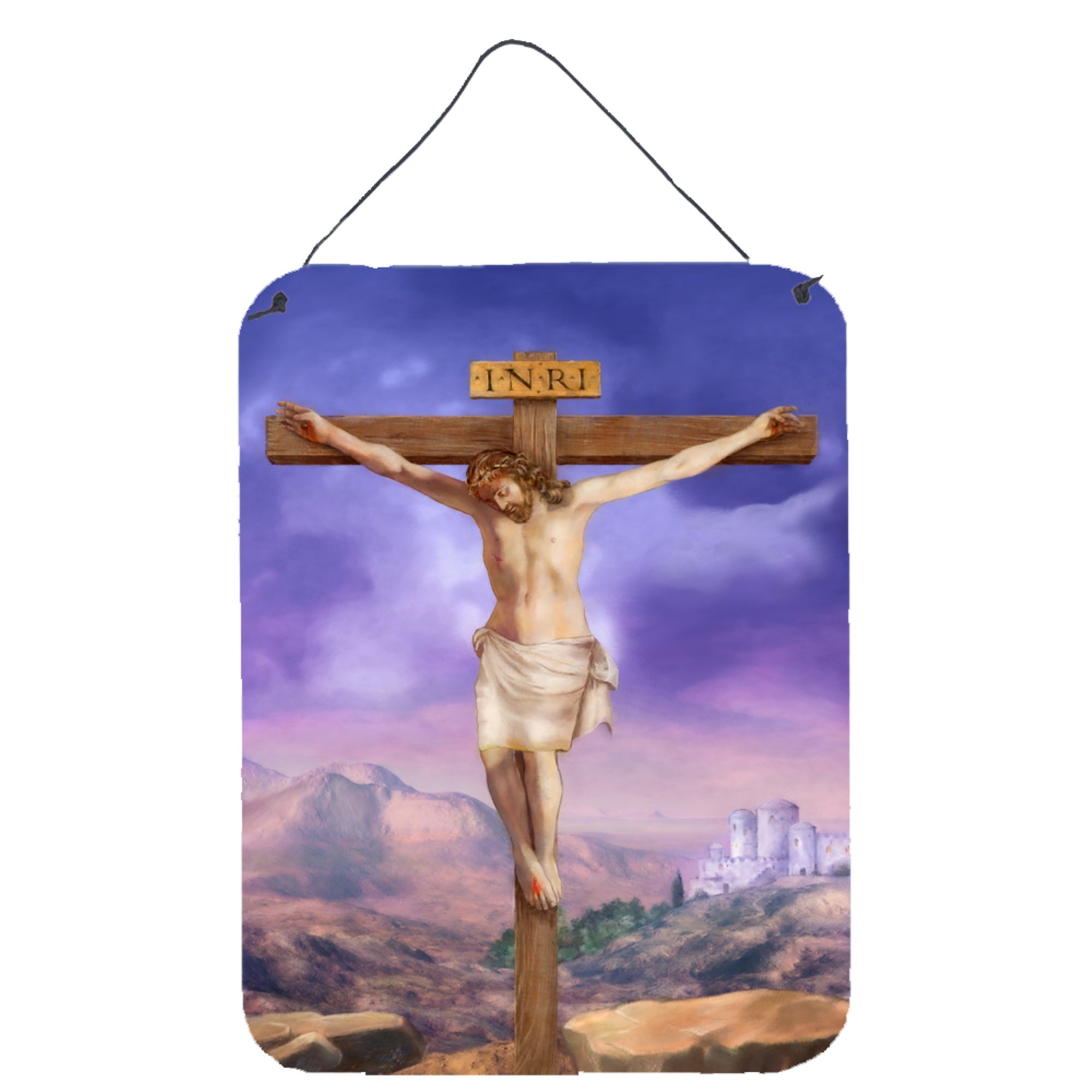 'Caroline'S Treasures Easter Jesus Crucifixion Wall Or Door Hanging Prints Aph4517Ds1216, 16Hx12W, Multicolor''