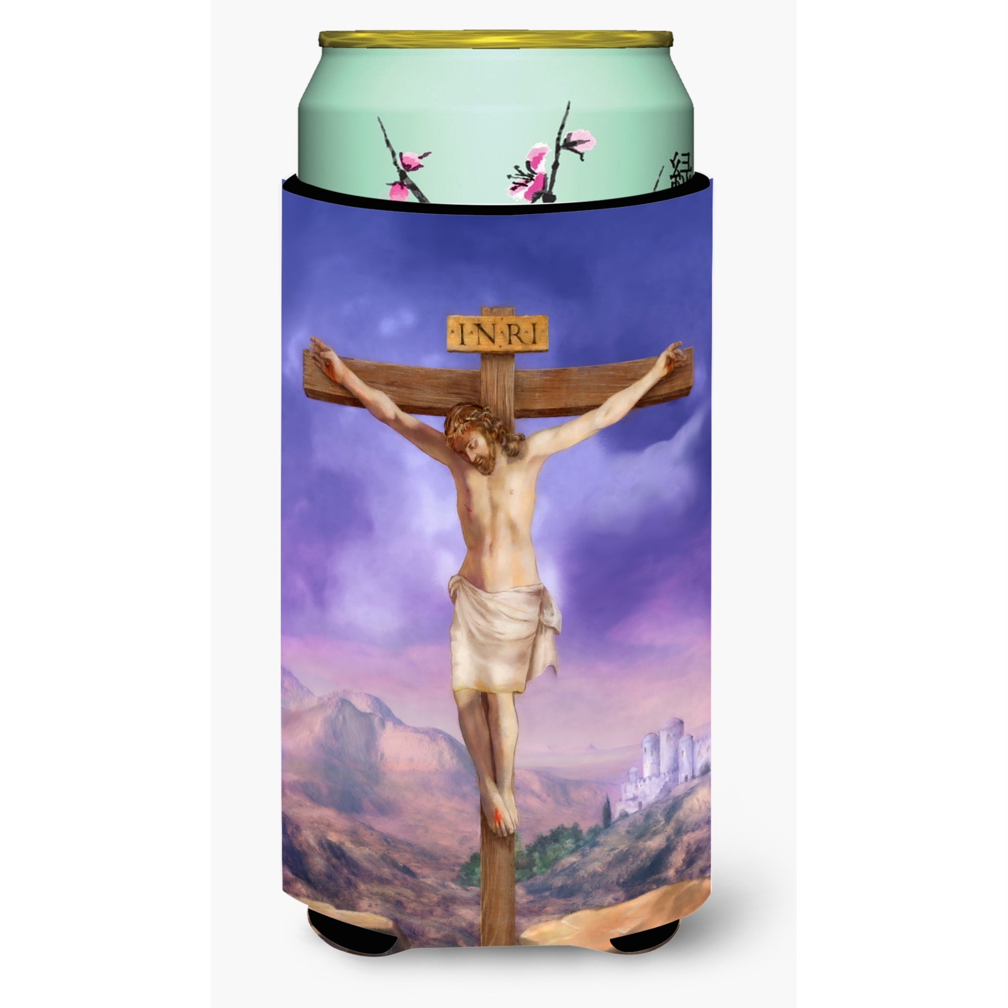 'Caroline'S Treasures Easter Jesus Crucifixion Tall Boy Koozie Hugger, Multicolor''