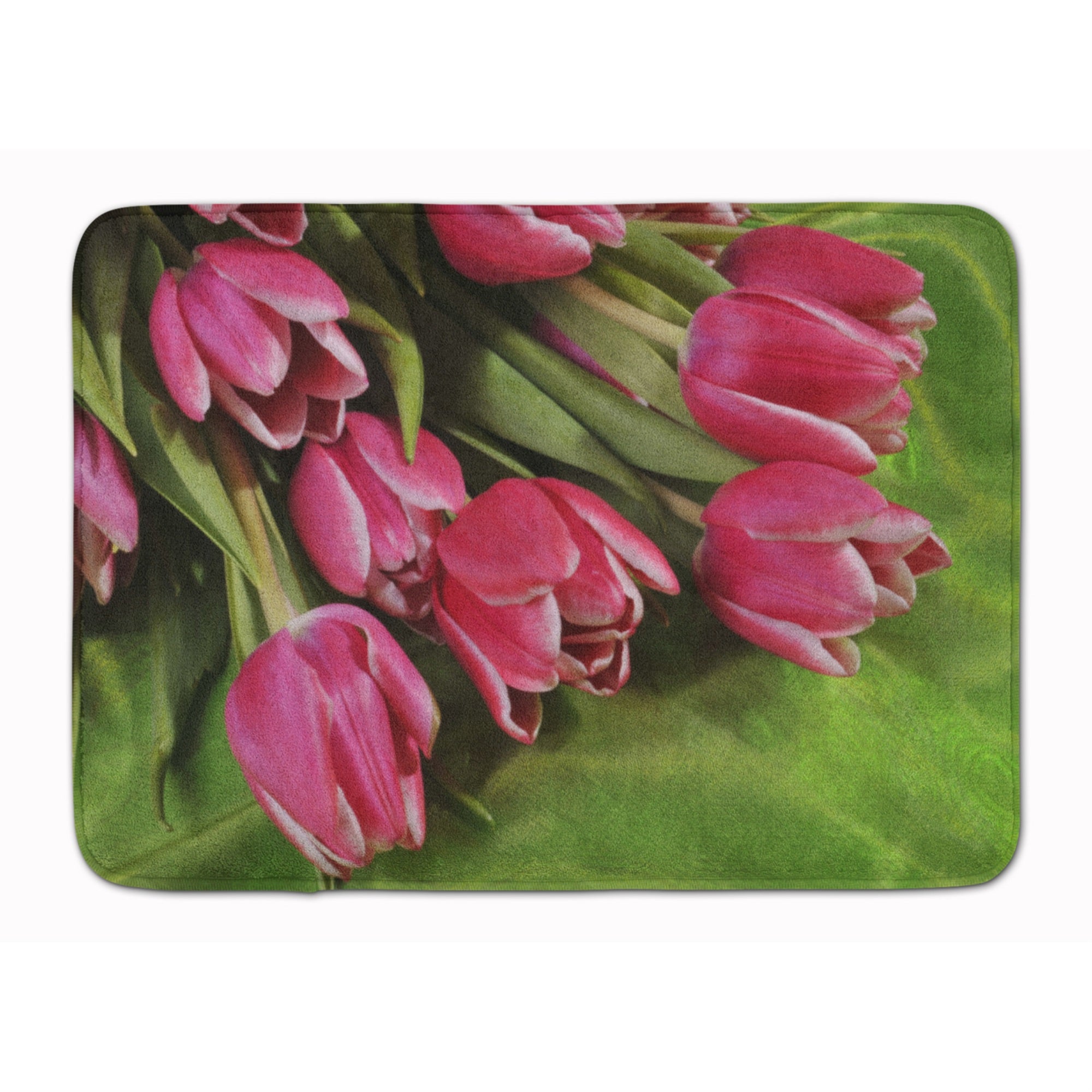 'Caroline'S Treasures Pink Tulips Floor Mat, 19'''' X 27'''', Multicolor''