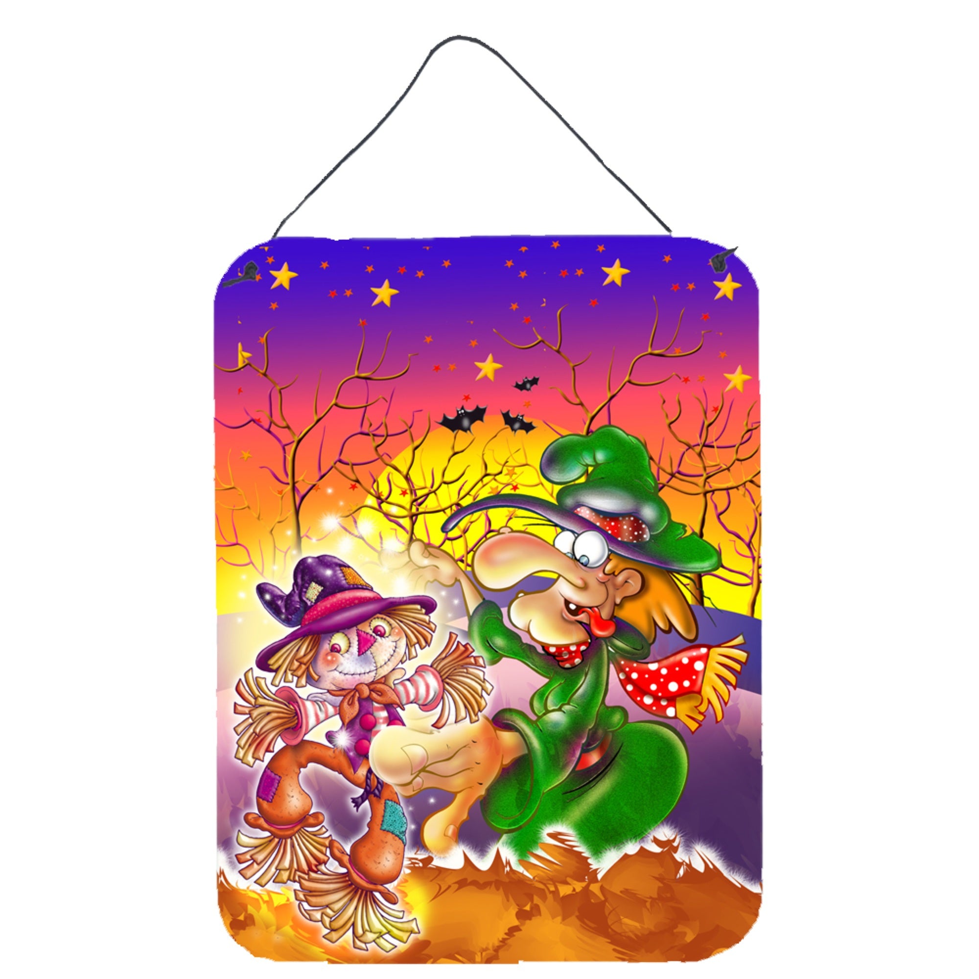 'Caroline'S Treasures Witch Voodoo Scarecrow Halloween Wall Or Door Hanging Prints Aph5129Ds1216, 16Hx12W, Multicolor''