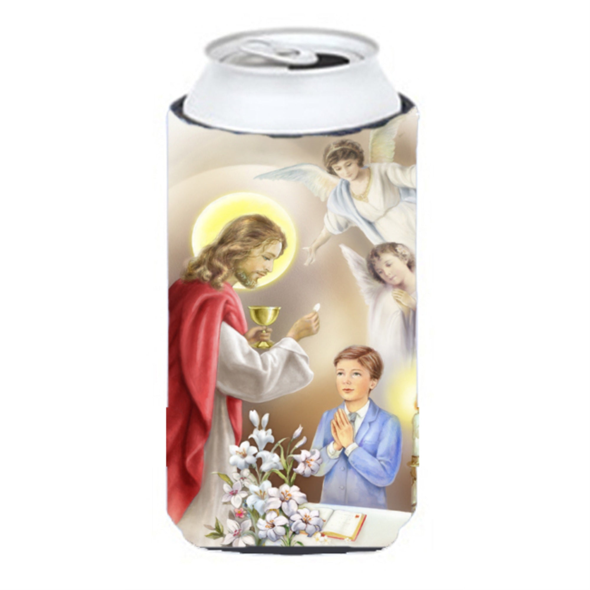 'Caroline'S Treasures Aph7584Tbc First Communion Boy Tall Boy Koozie Hugger, Multicolor''
