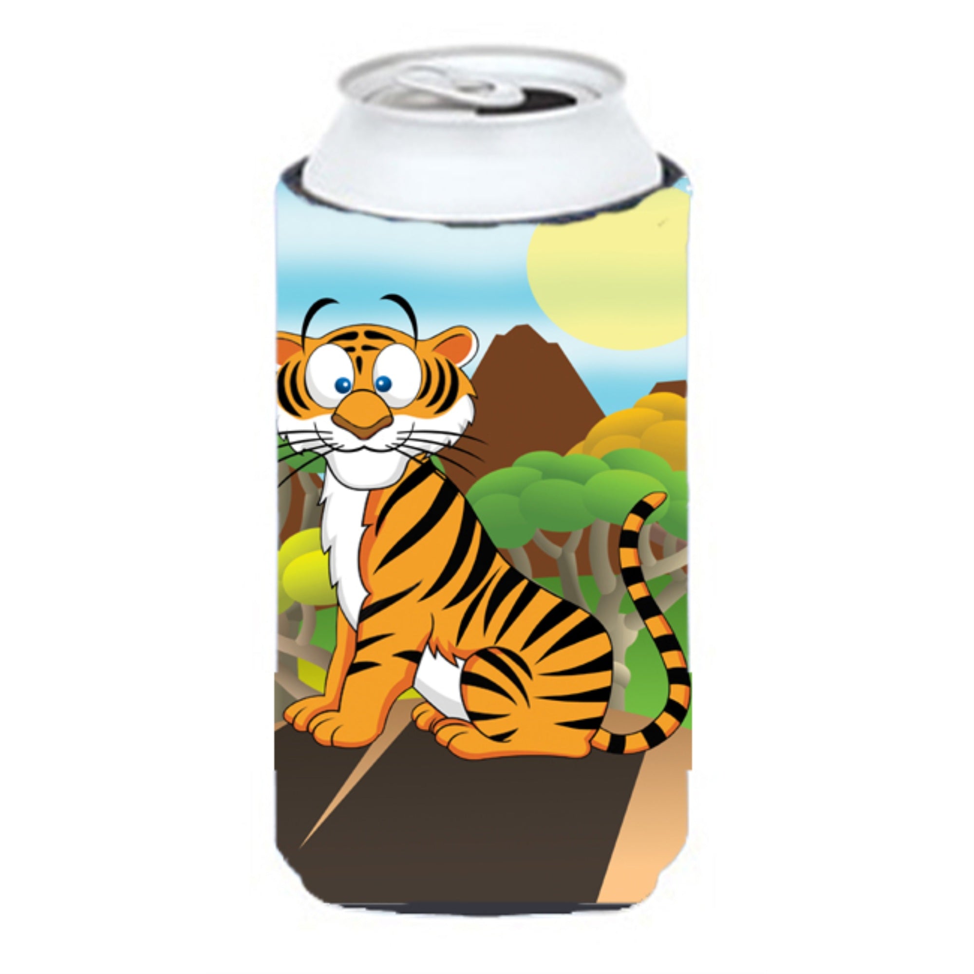 'Caroline'S Treasures Aph7633Tbc Tiger Tall Boy Koozie Hugger, Multicolor''