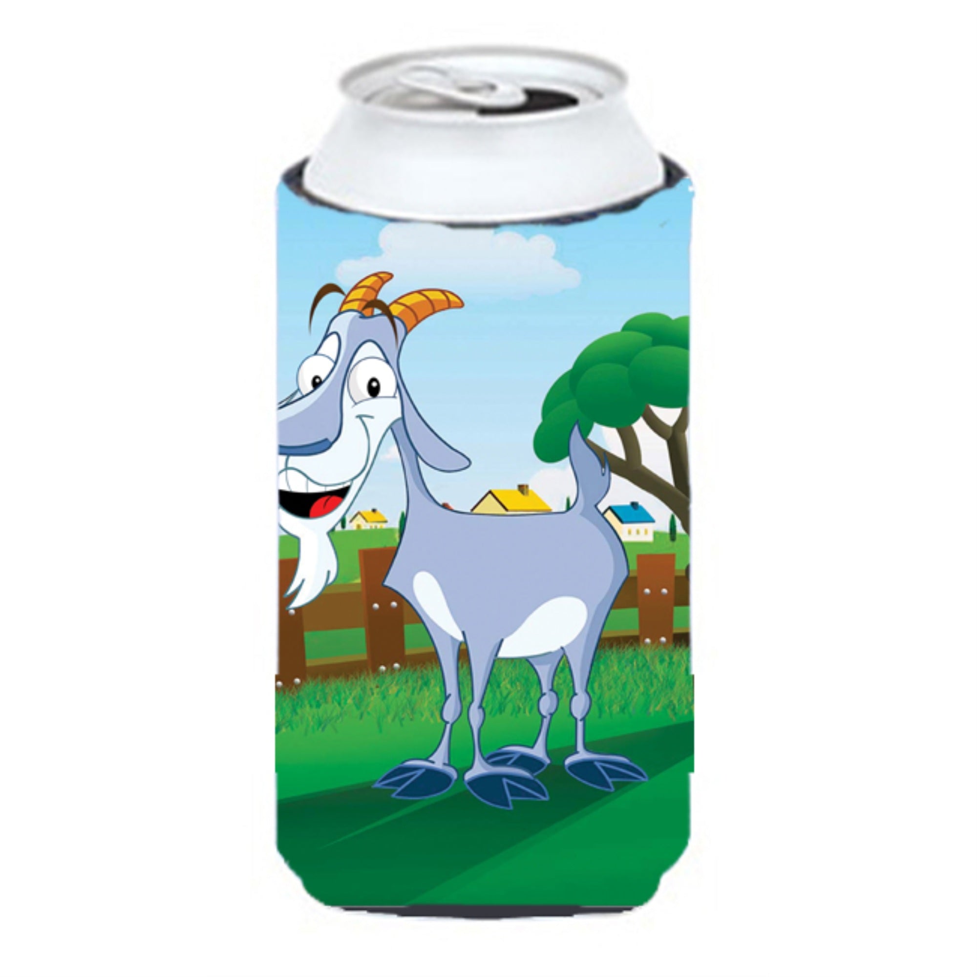'Caroline'S Treasures Aph7634Tbc Billy The Goat Tall Boy Koozie Hugger, Multicolor''