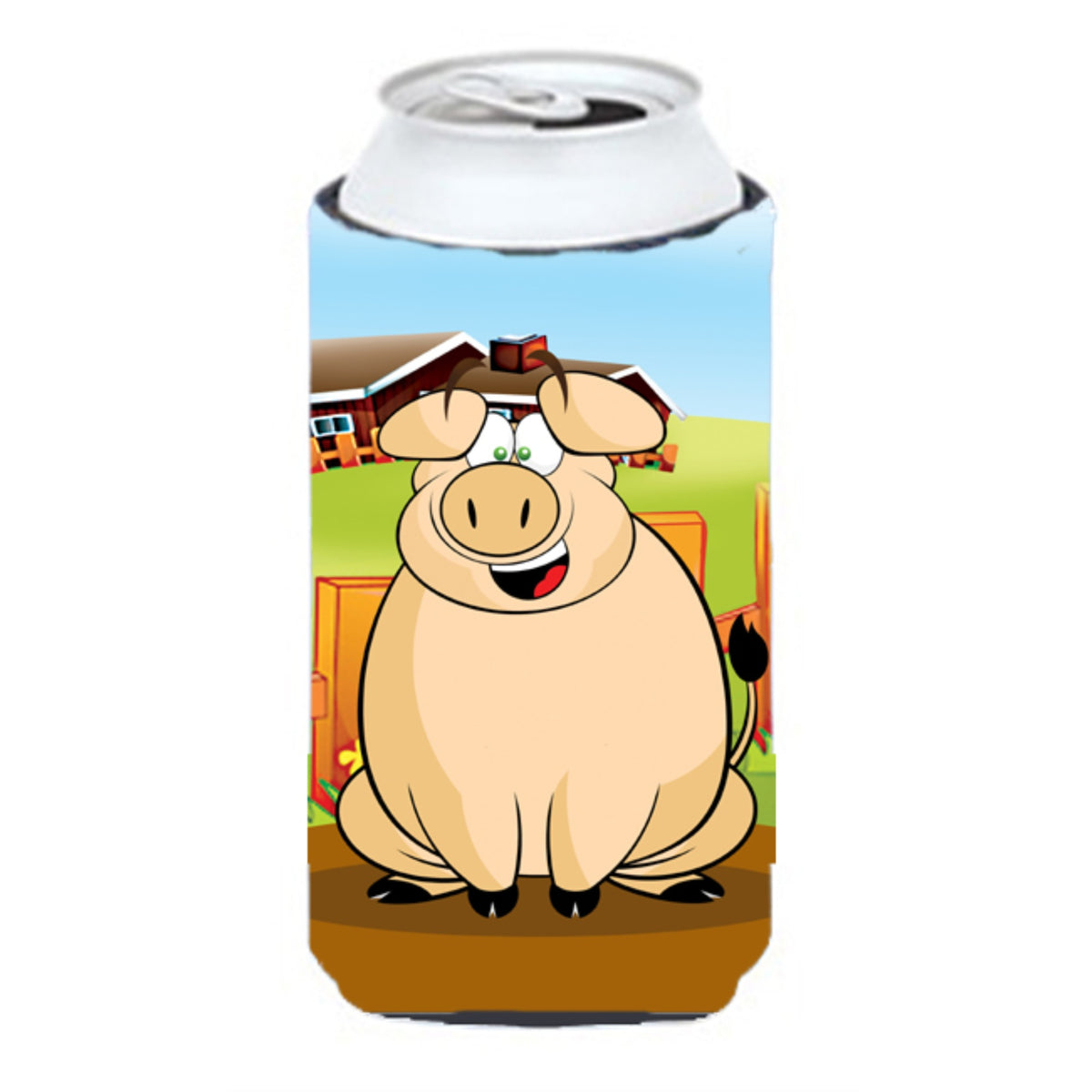 'Caroline'S Treasures Aph7635Tbc The Pig Tall Boy Koozie Hugger, Multicolor''